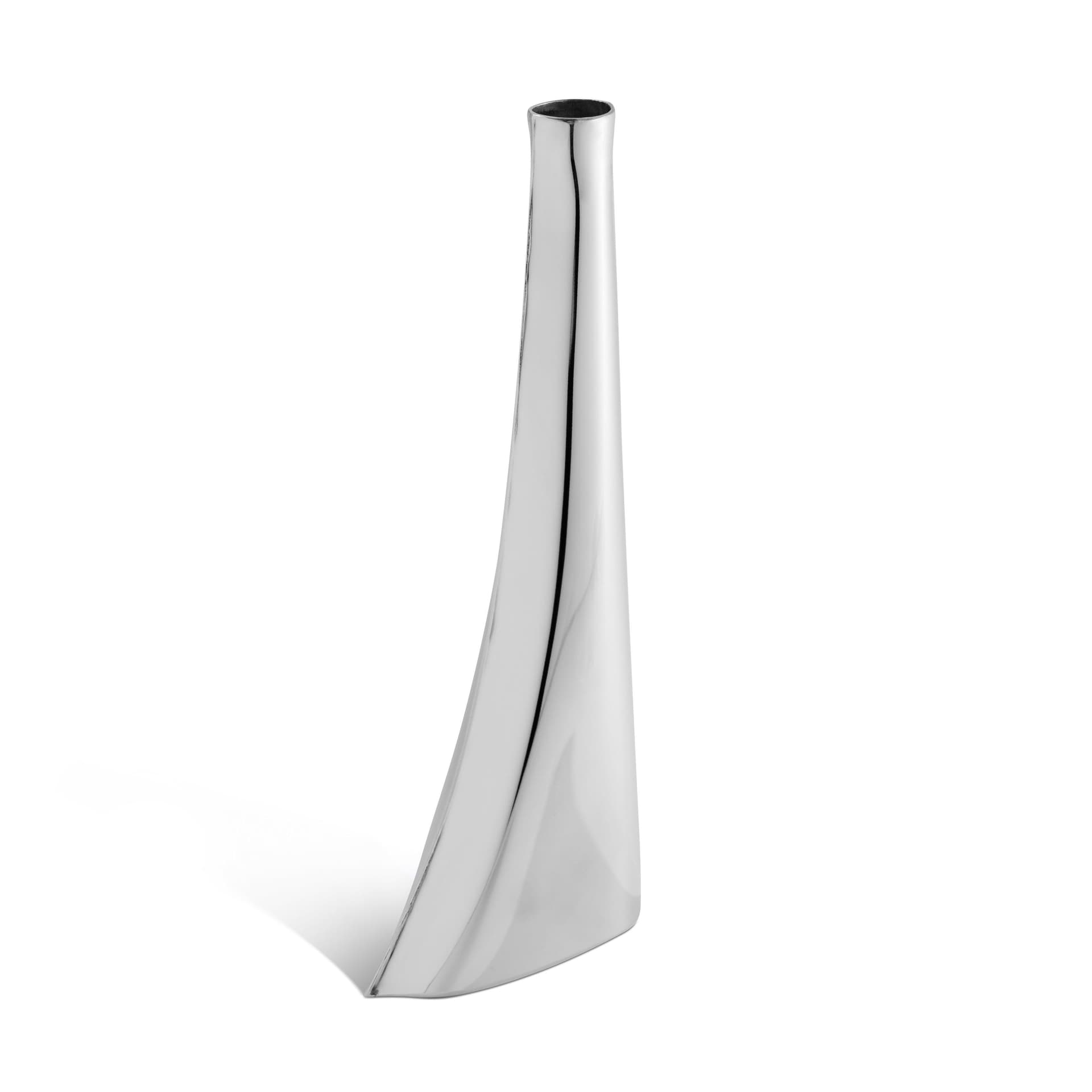 set of three LEYKI vases, stainless steel, silver, Zieta Studio - 122361