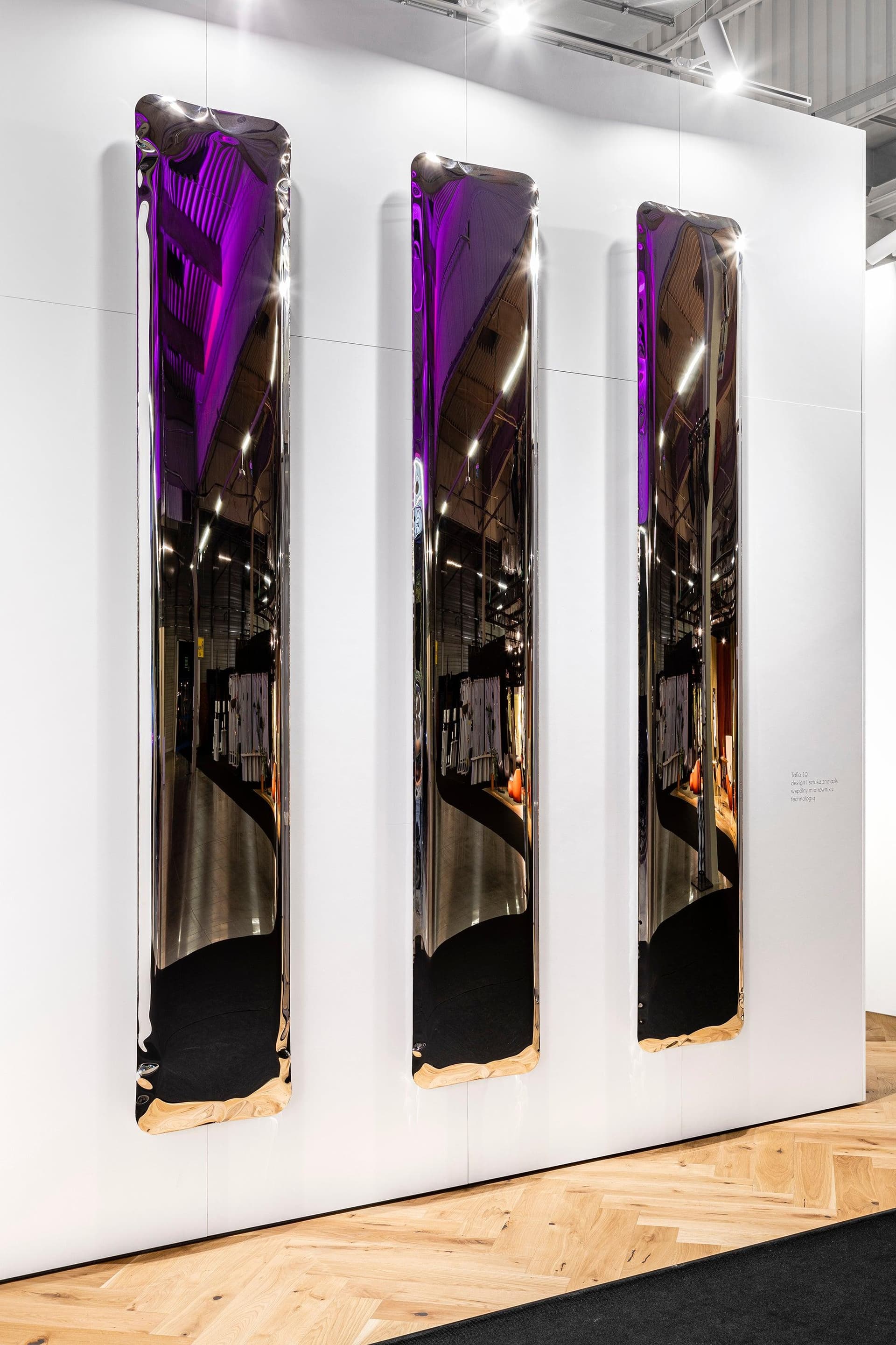 Lustro ścienne TAFLA IQ srebrne, Zieta Studio - 122271