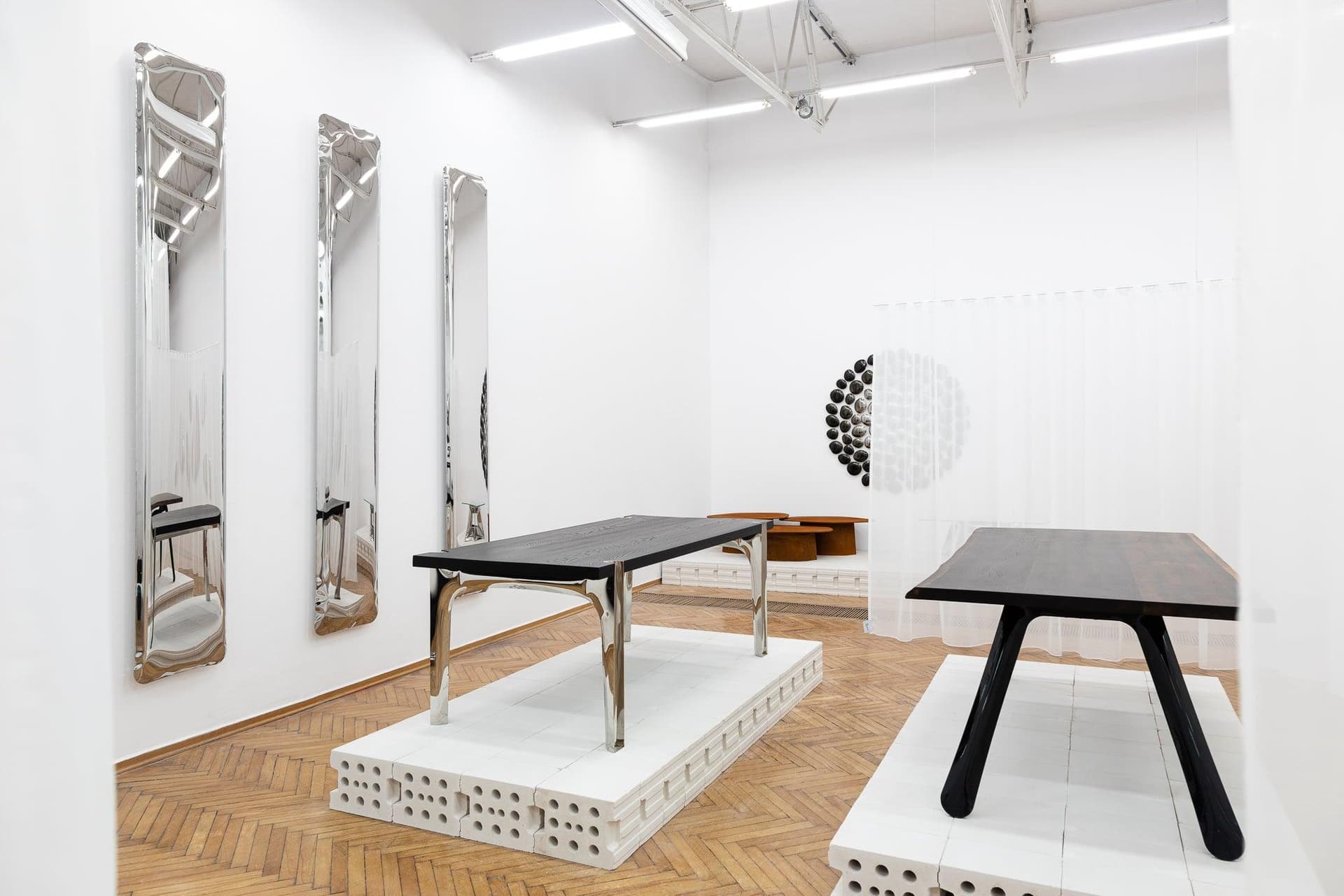 Lustro ścienne TAFLA IQ srebrne, Zieta Studio - 122278