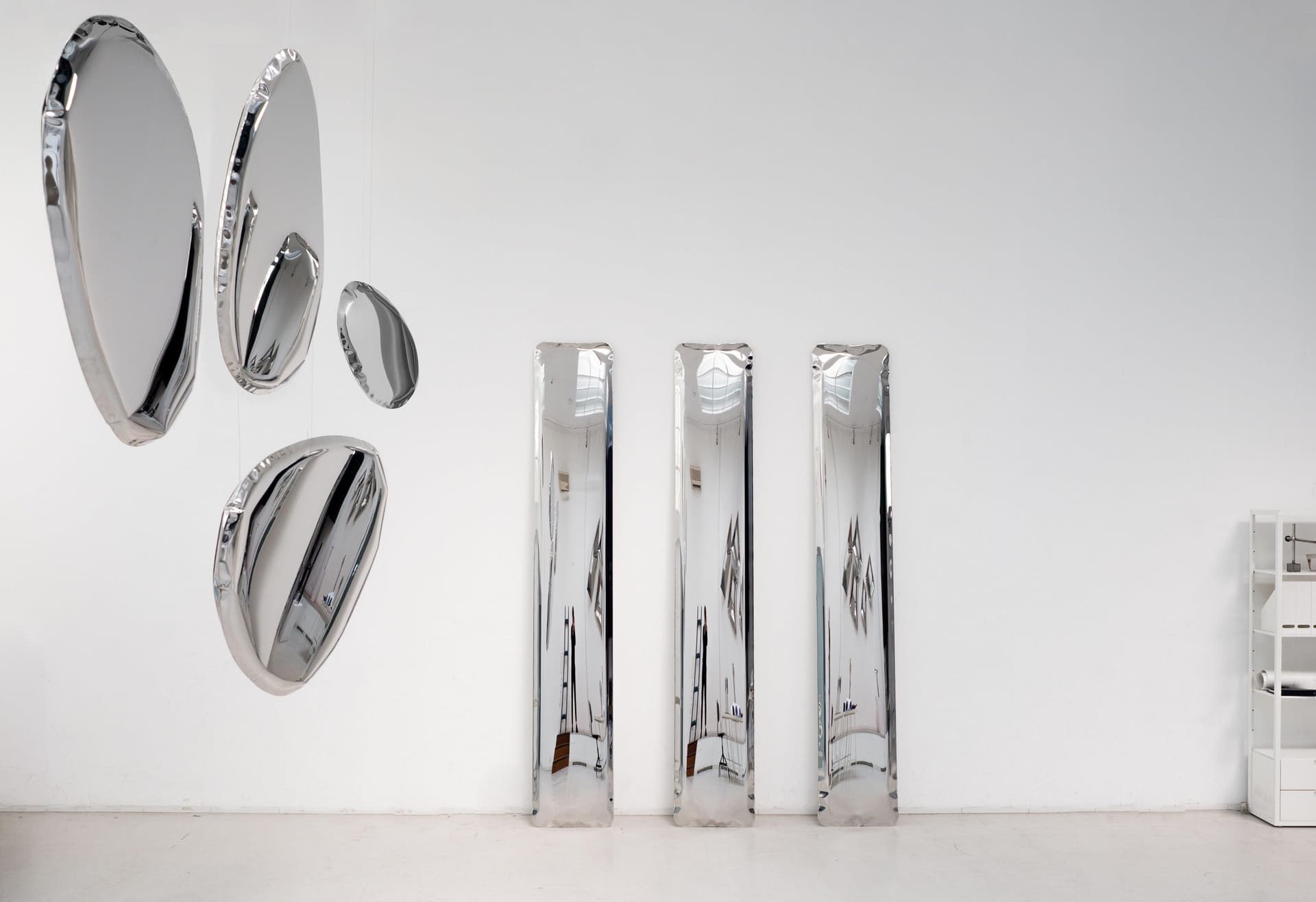 Lustro ścienne TAFLA IQ srebrne, Zieta Studio - 122282