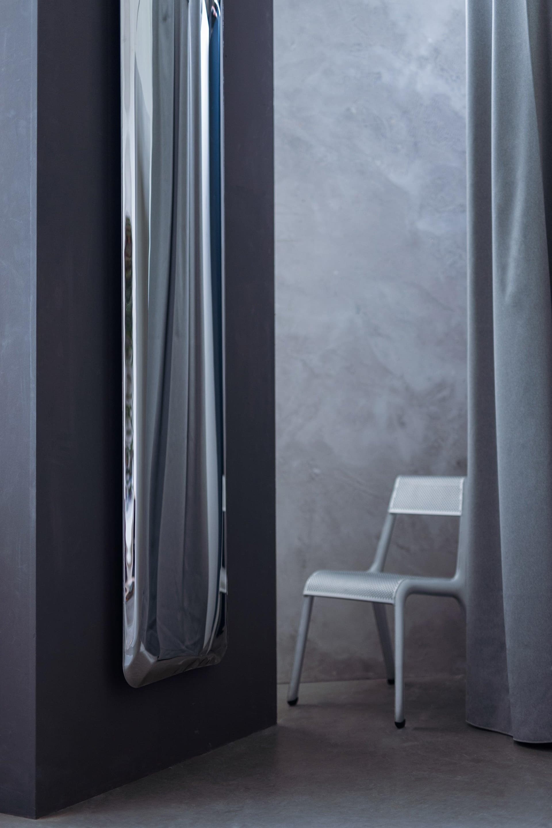 Lustro ścienne TAFLA IQ srebrne, Zieta Studio - 122280