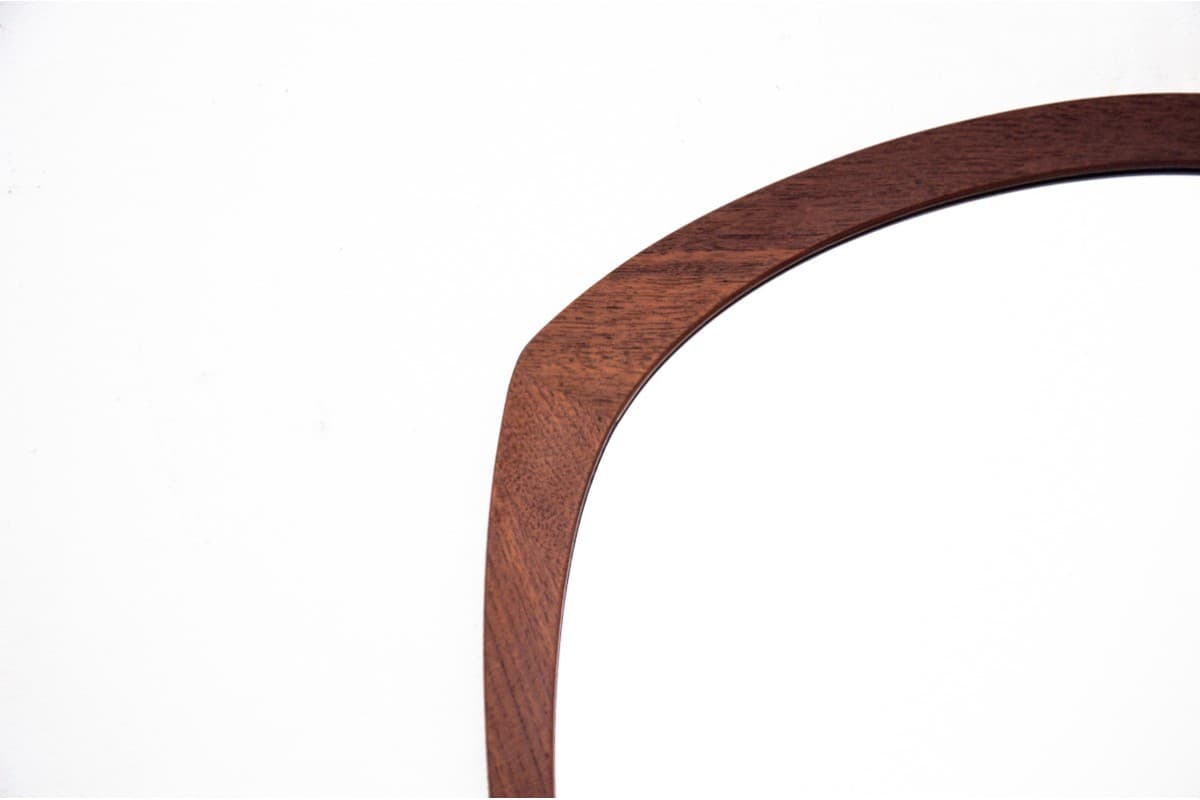 Brown Wall Mirror, Danish Design, Denmark, 1960s - 58852