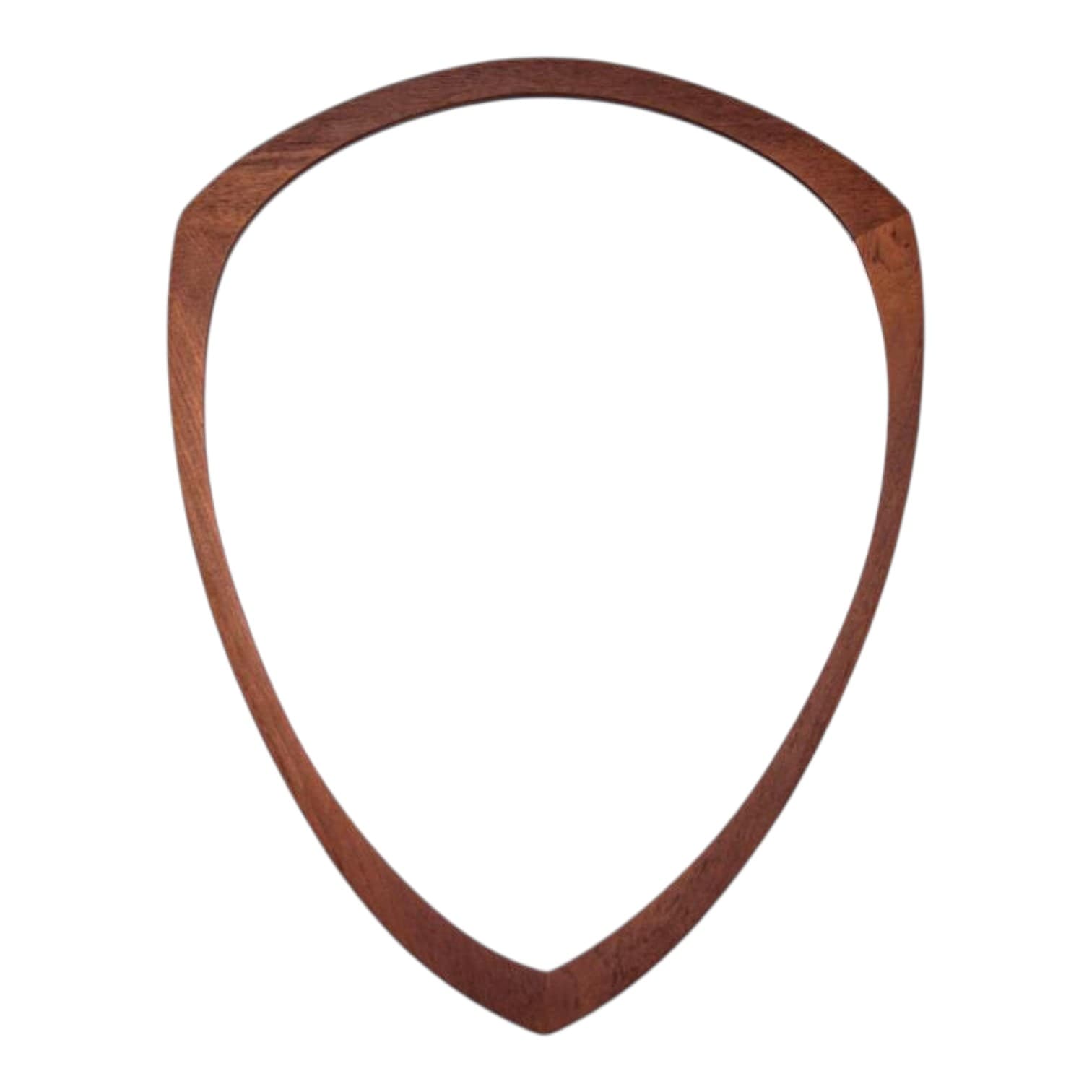 Brown Wall Mirror, Danish Design, Denmark, 1960s