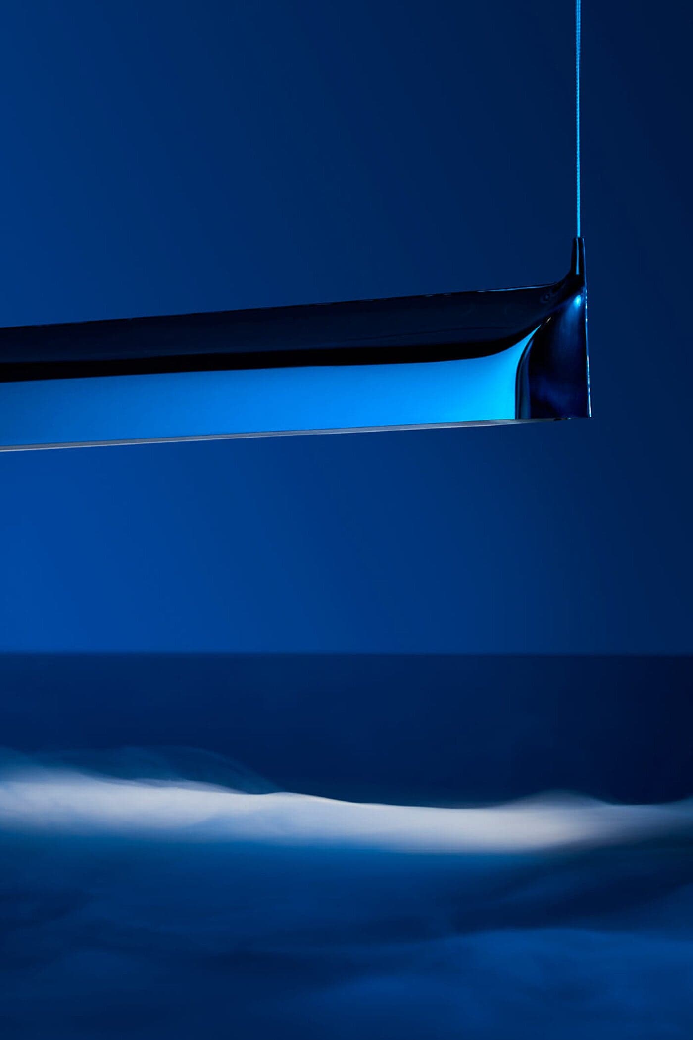 BLADE pendant lamp silver 160 cm, Zieta Studio - 122111