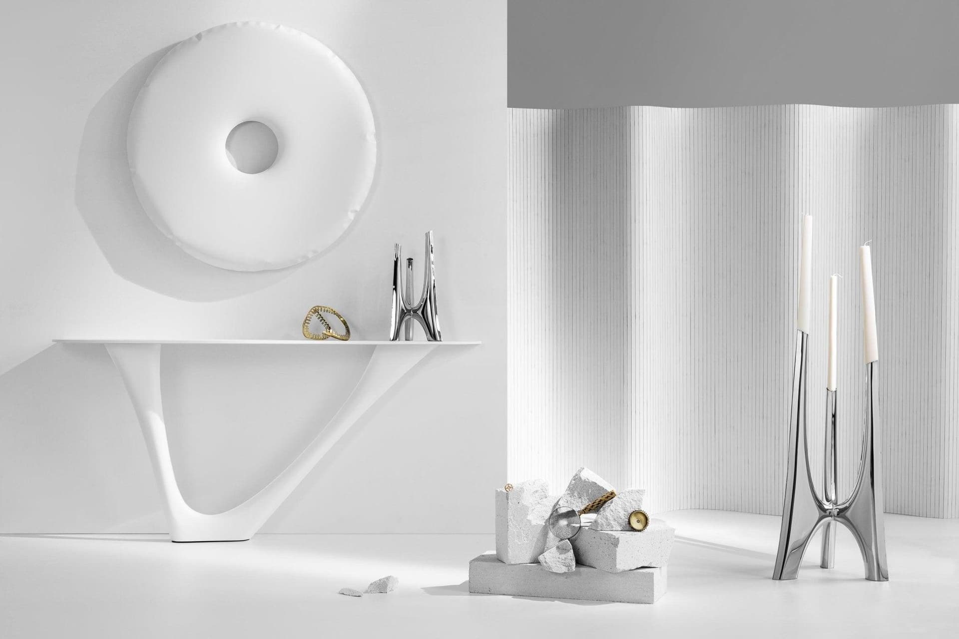 Console G-CONSOLE MONO white left-sided, Zieta Studio - 122062