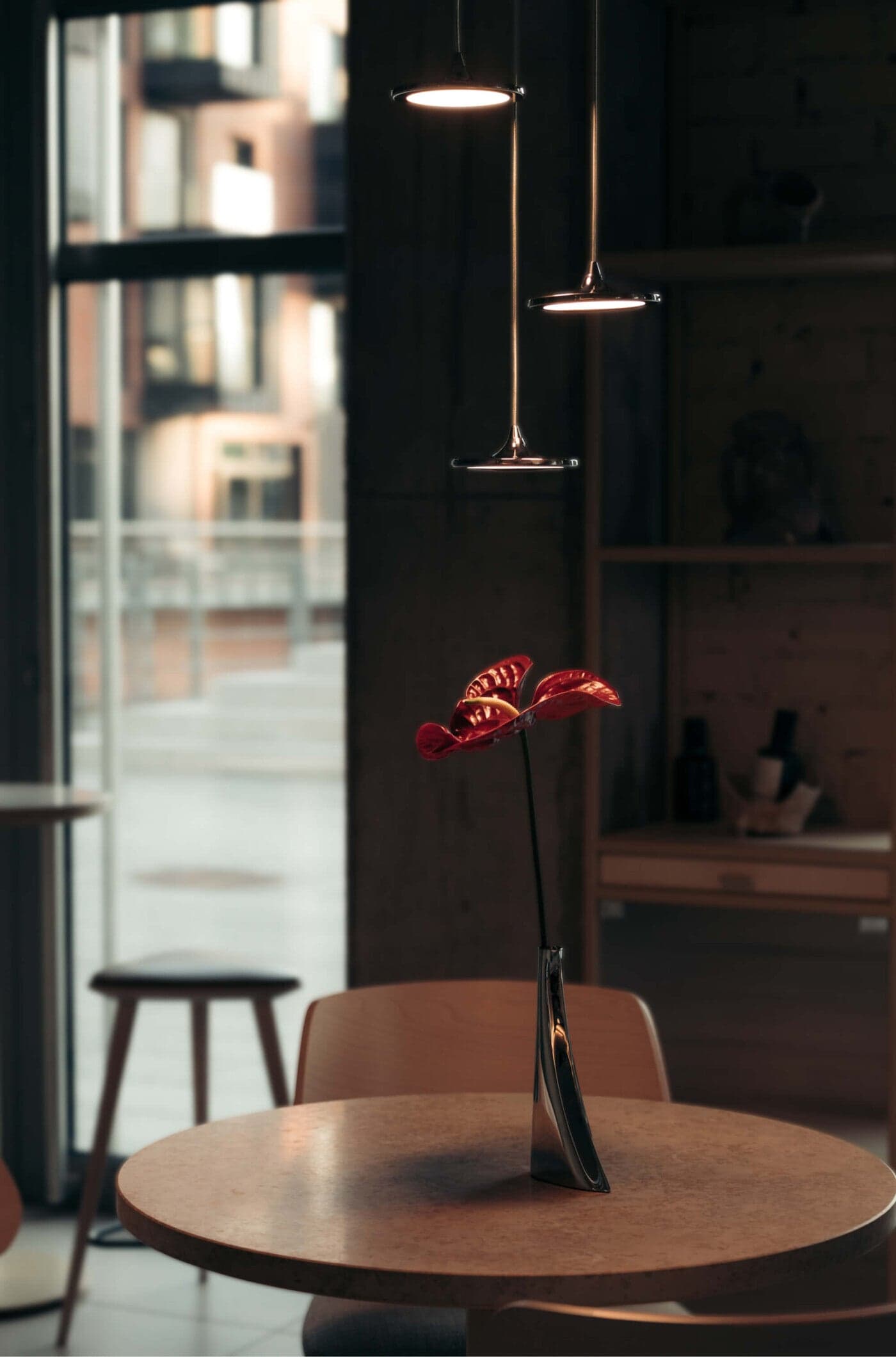 LUNA pendant lamp set silver 3 / 3000K, Zieta Studio - 121945