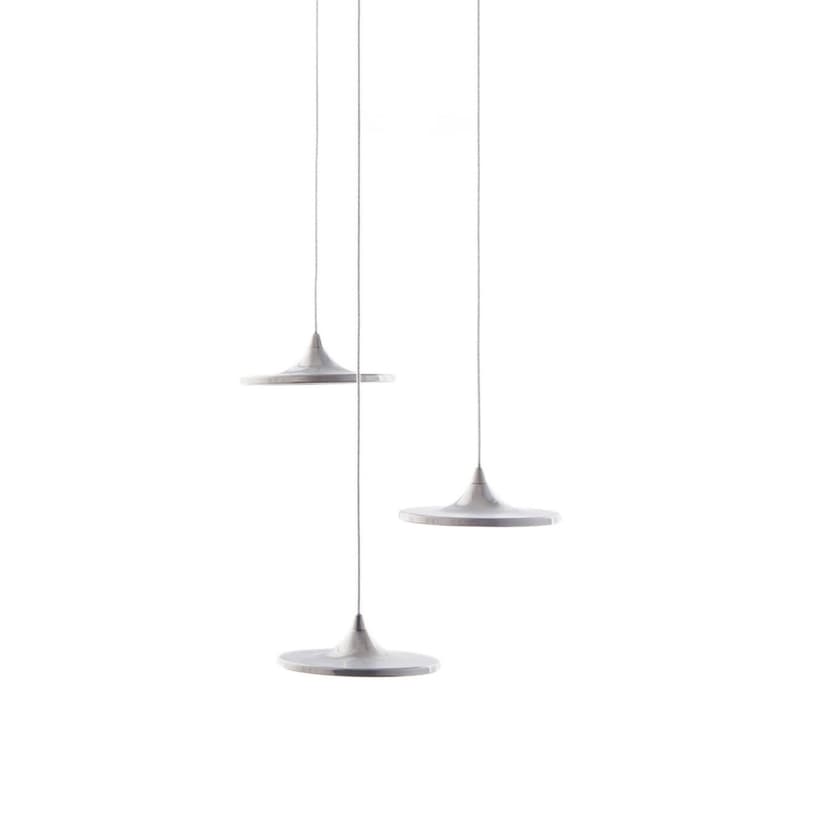 Zestaw trzech lamp wiszących LUNA, 3000K, Zieta Studio