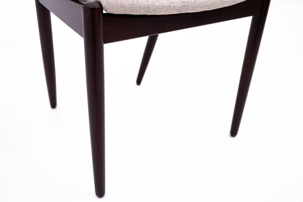 Teak Set of Chairs, by K. Kristiansen, Denmark, 1960s - 58861