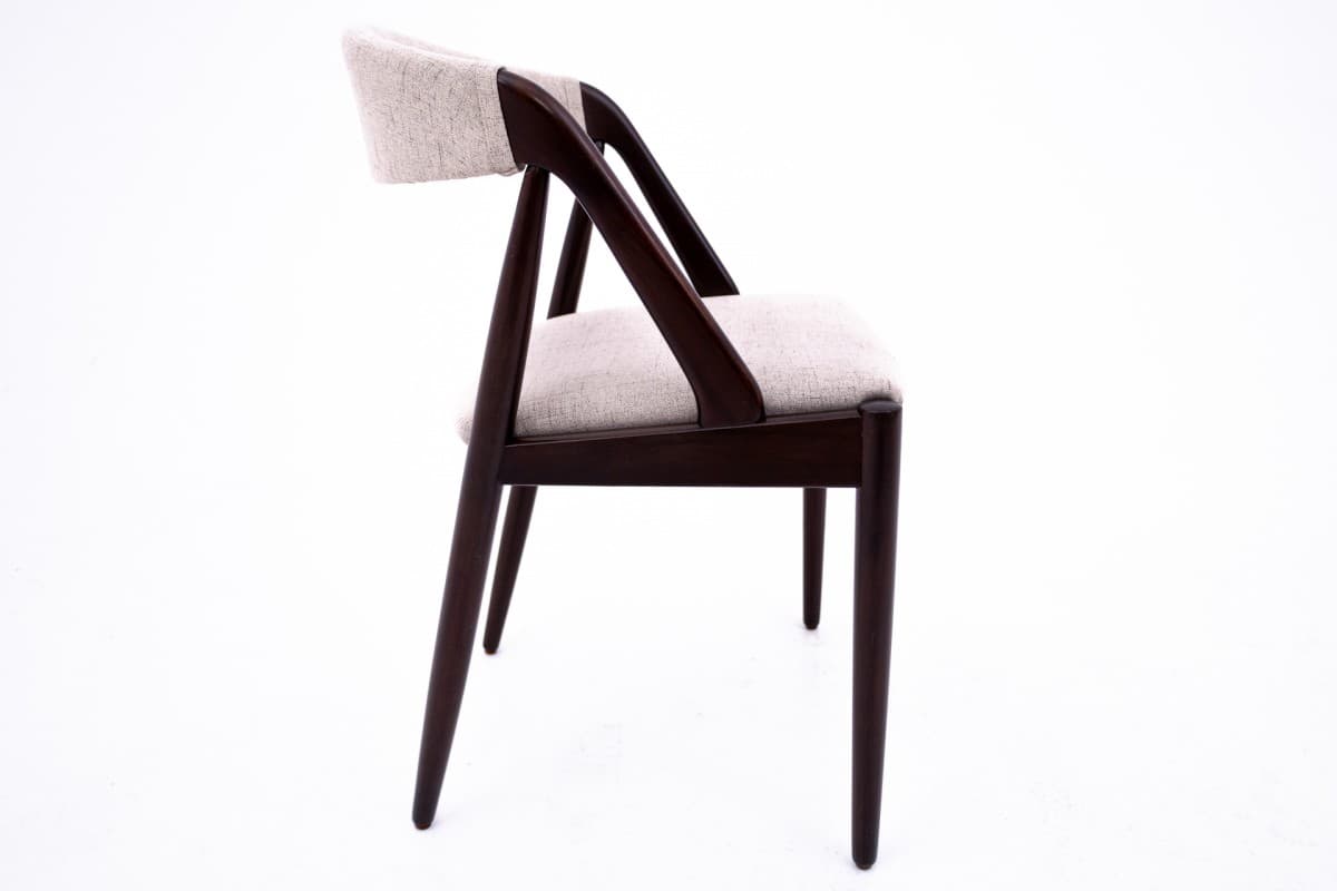 Teak Set of Chairs, by K. Kristiansen, Denmark, 1960s - 58862