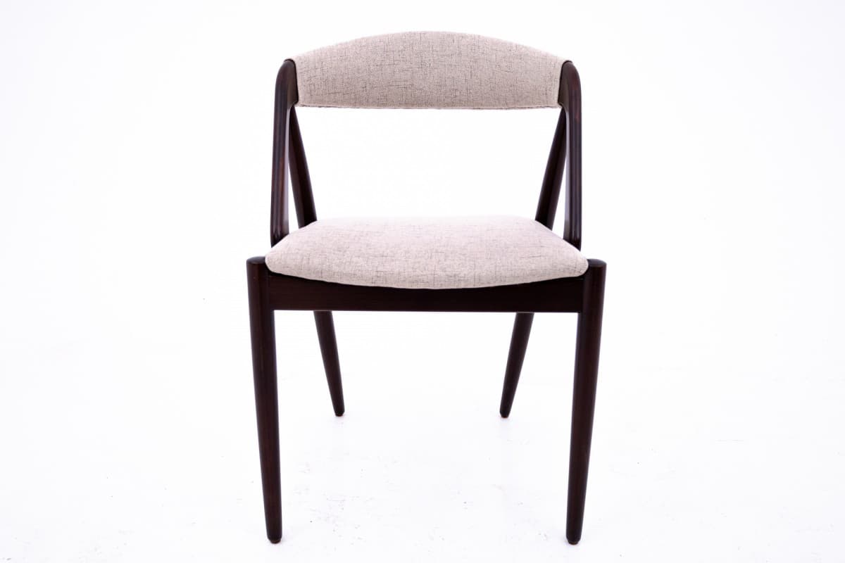 Teak Set of Chairs, by K. Kristiansen, Denmark, 1960s - 58856