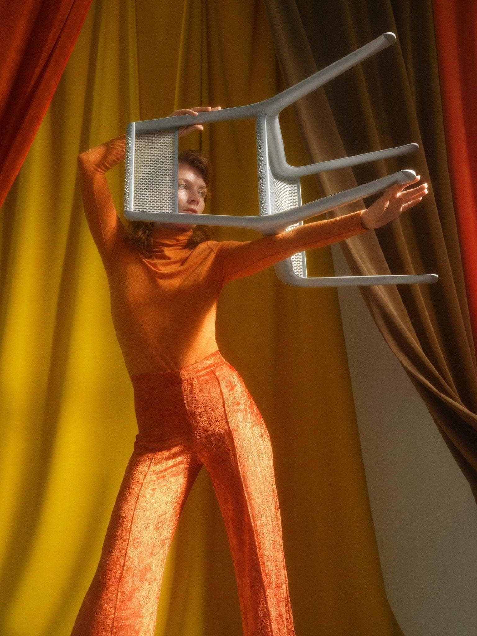 Krzesło ULTRALEGGERA srebrne, Zieta Studio - 121822