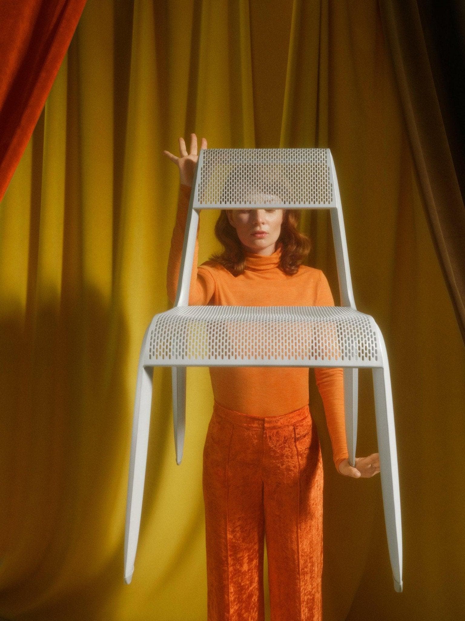 Krzesło ULTRALEGGERA srebrne, Zieta Studio - 121817