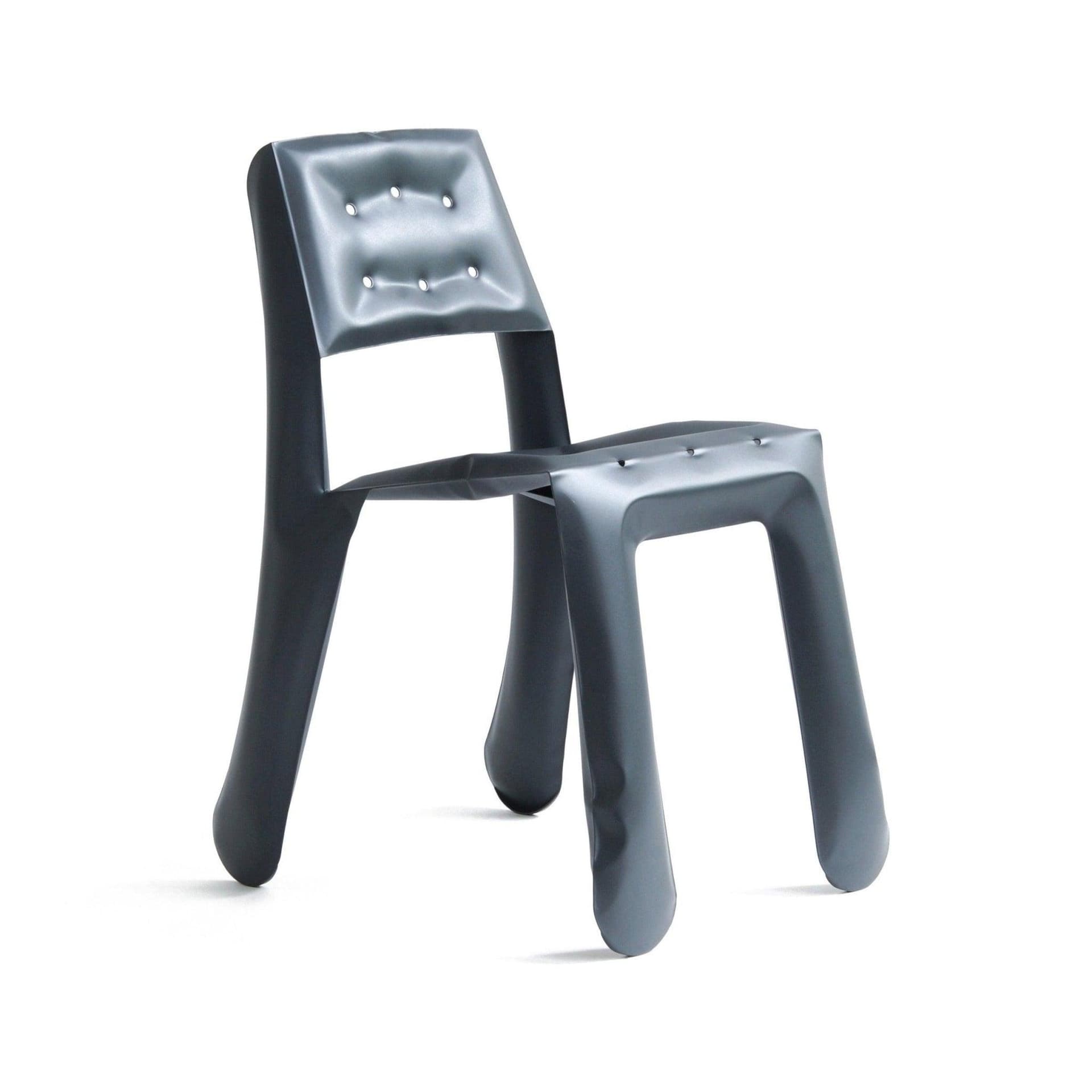 Krzesło CHIPPENSTEEL 0.5 grafitowy mat, aluminium, Zieta Studio - 121770