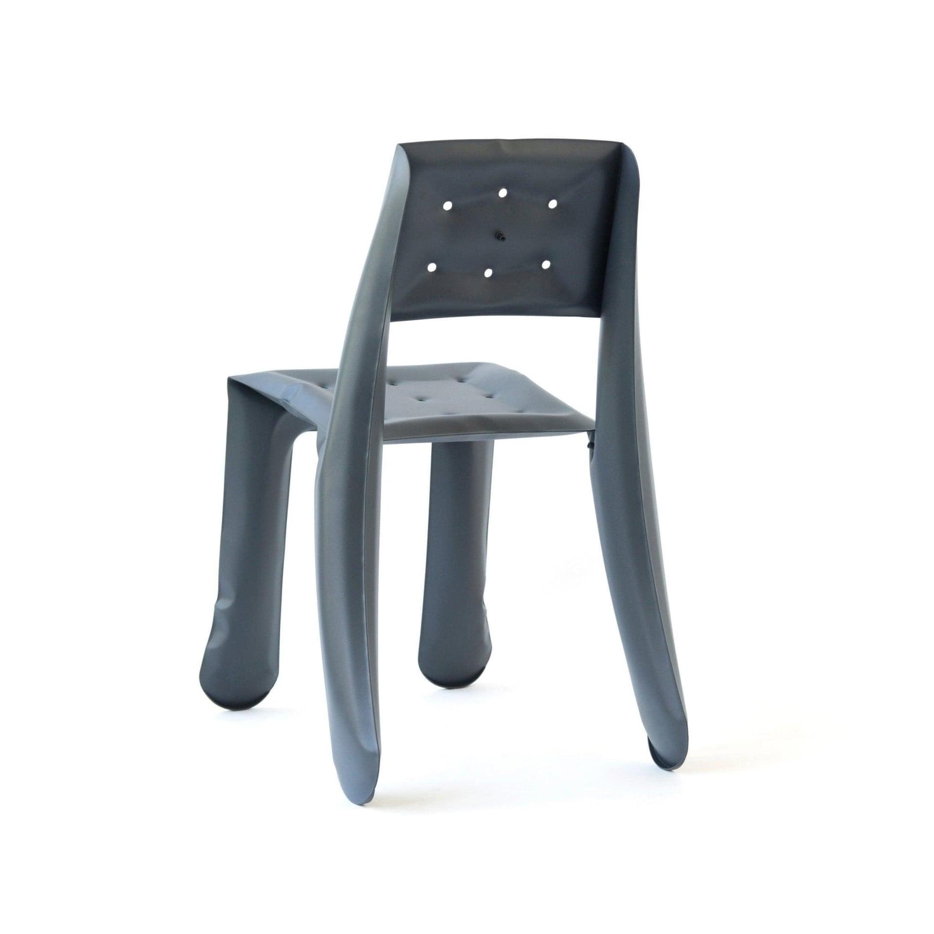Krzesło CHIPPENSTEEL 0.5 grafitowy mat, aluminium, Zieta Studio - 121777