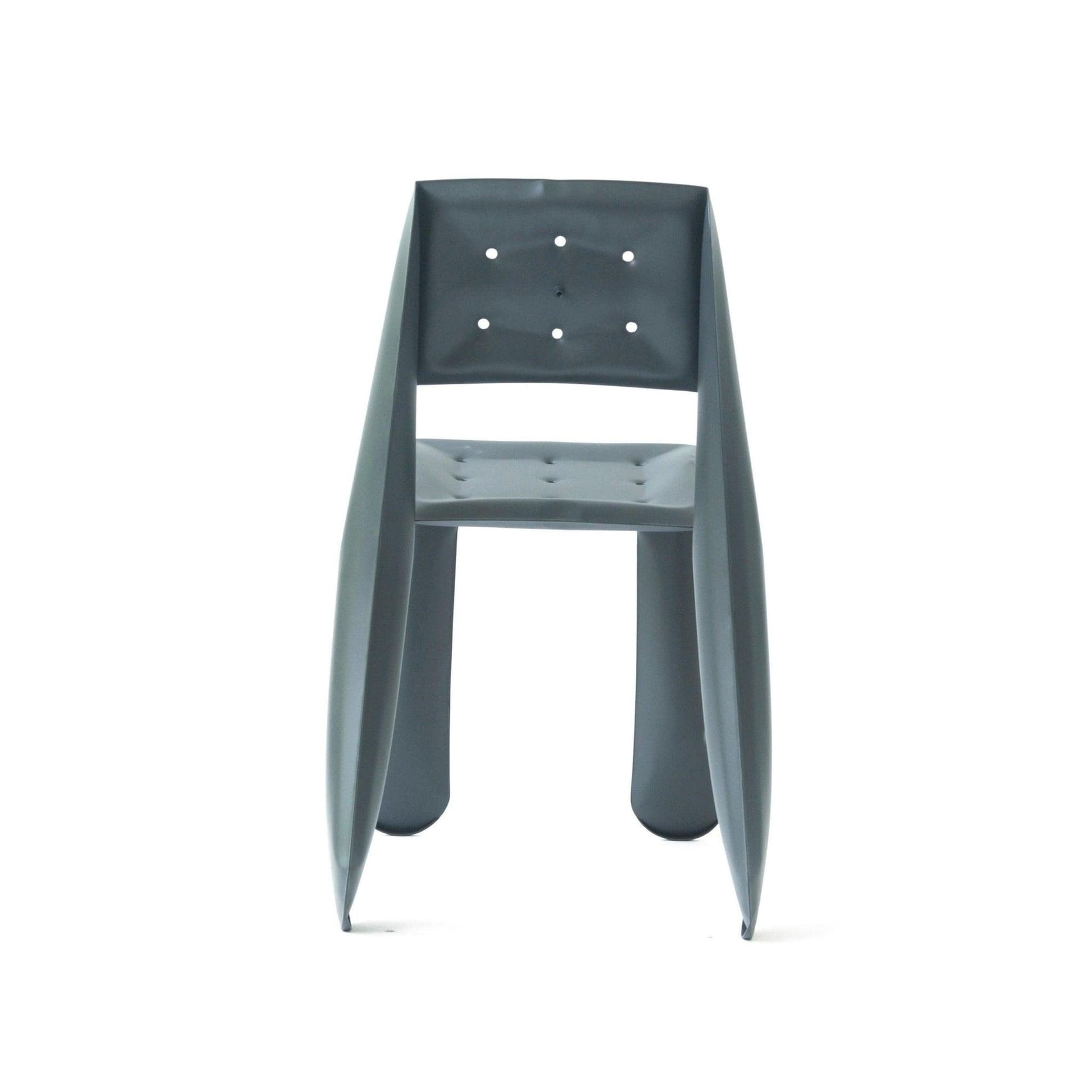 Krzesło CHIPPENSTEEL 0.5 grafitowy mat, aluminium, Zieta Studio - 121773