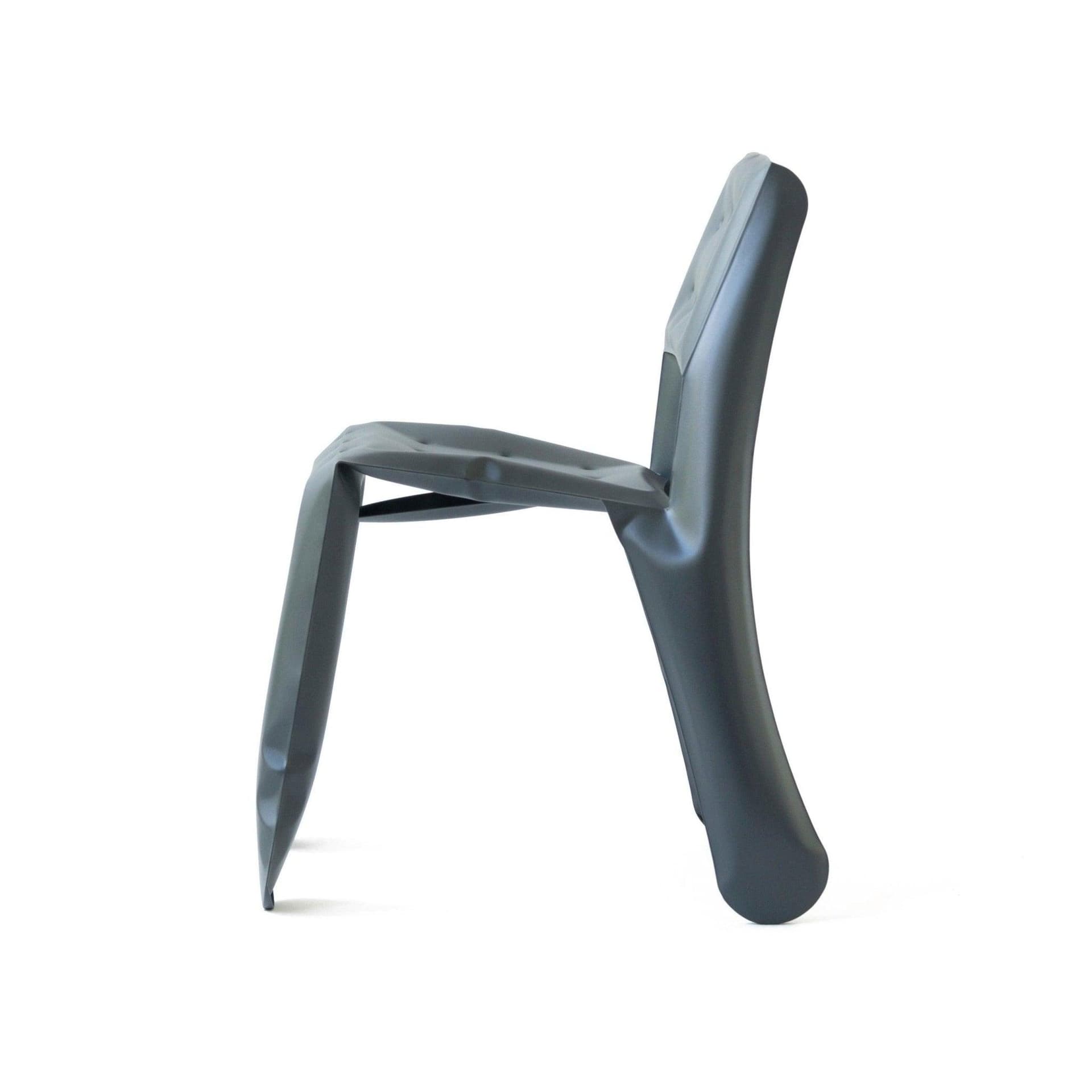 Krzesło CHIPPENSTEEL 0.5 grafitowy mat, aluminium, Zieta Studio - 121775