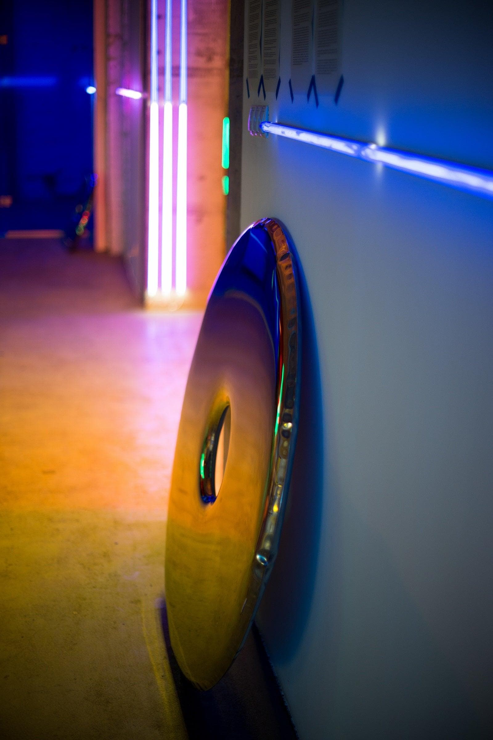 Lustro RONDO inox, srebrne, 200 cm, Zieta Studio - 121717