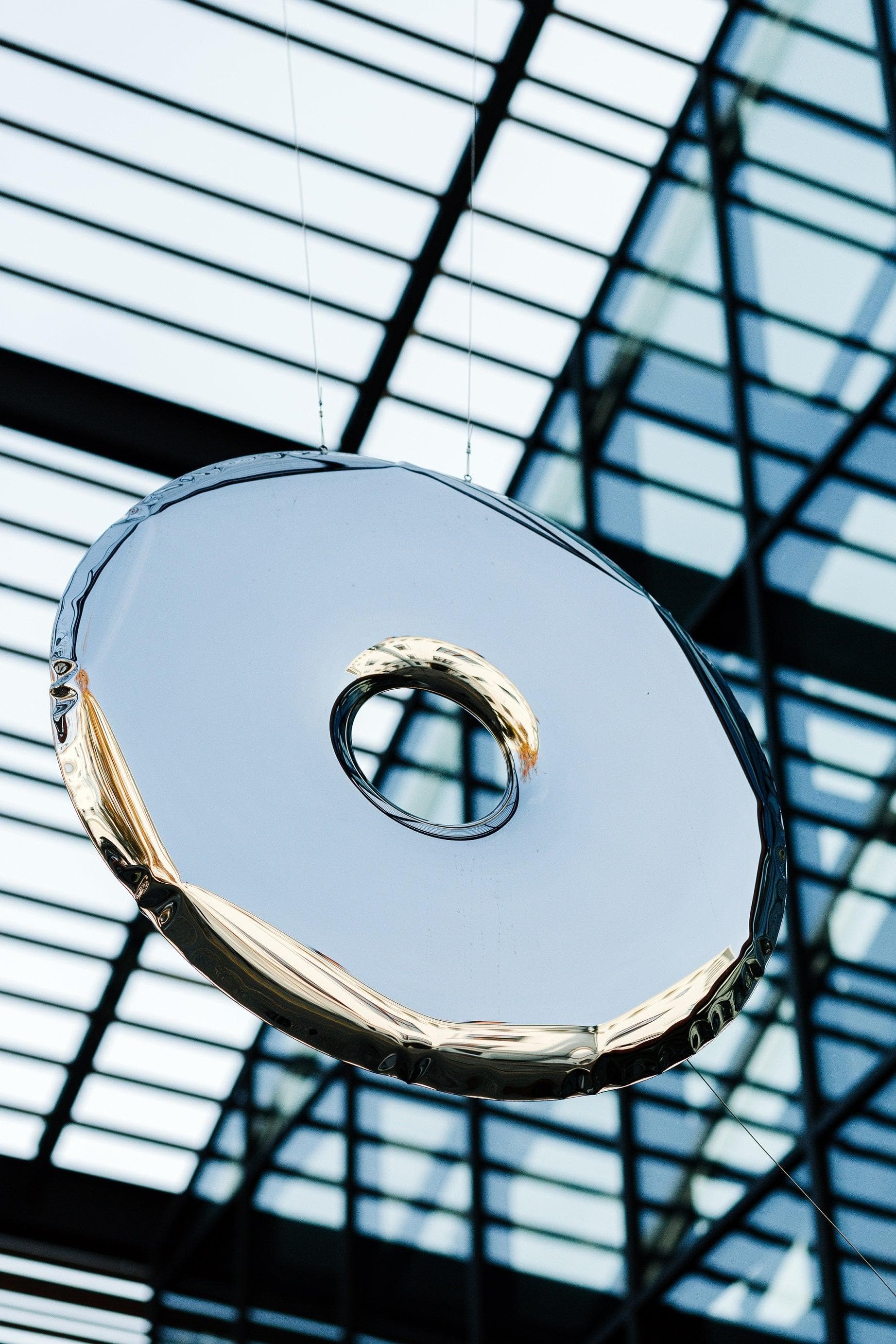 Lustro RONDO inox, srebrne, 200 cm, Zieta Studio - 121703