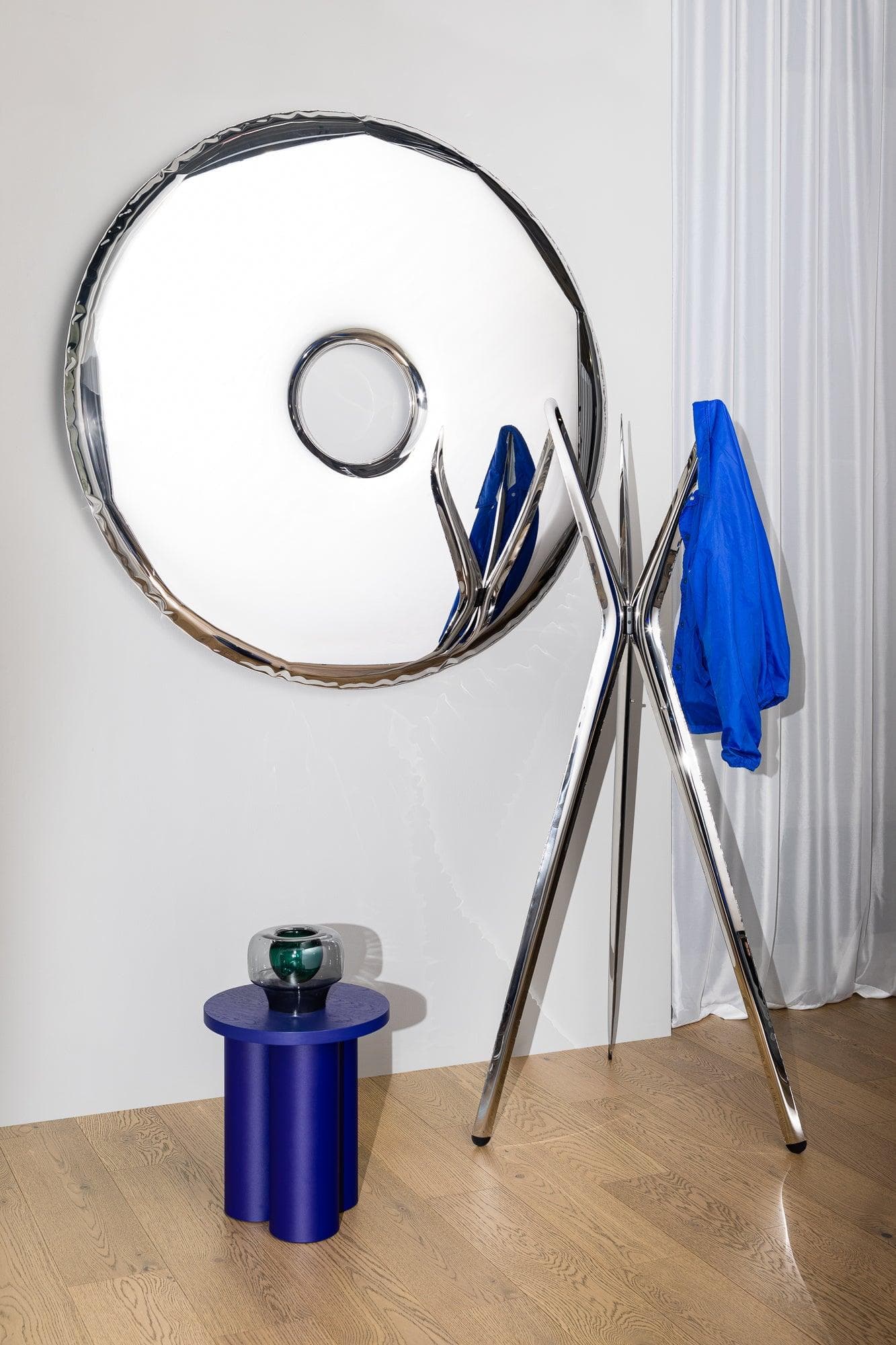 Lustro RONDO inox, srebrne, 150 cm, Zieta Studio - 121649