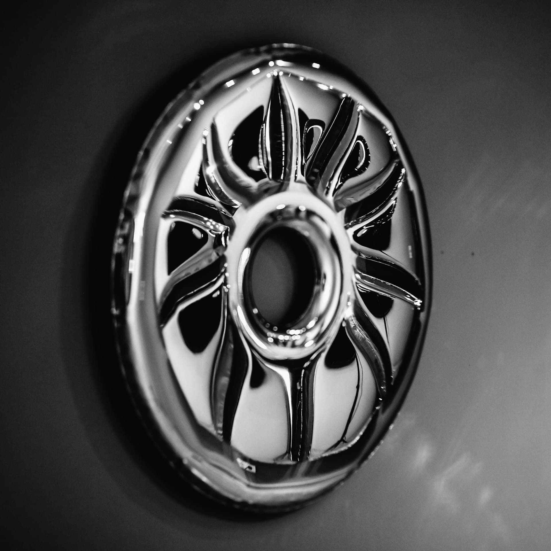 Lustro ścienne RONDO inox, srebrne, 120 cm, Zieta Studio - 121591