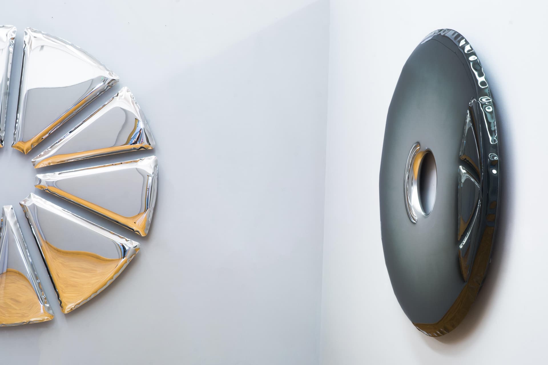 Lustro ścienne RONDO transitions czarne 150 cm, Zieta Studio - 121476