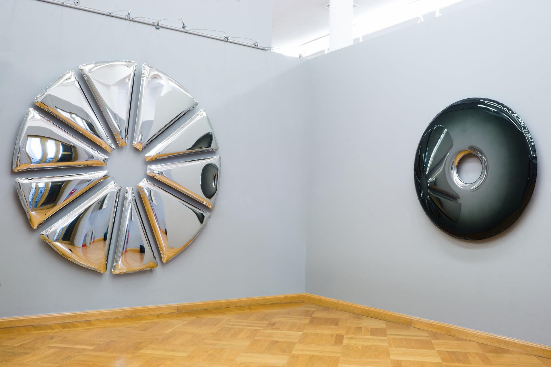 Lustro ścienne RONDO transitions czarne 120 cm, Zieta Studio - 121461