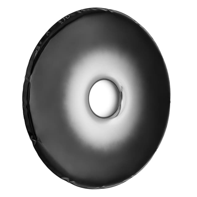 Lustro ścienne RONDO transitions czarne 95 cm, Zieta Studio - WYMIARY