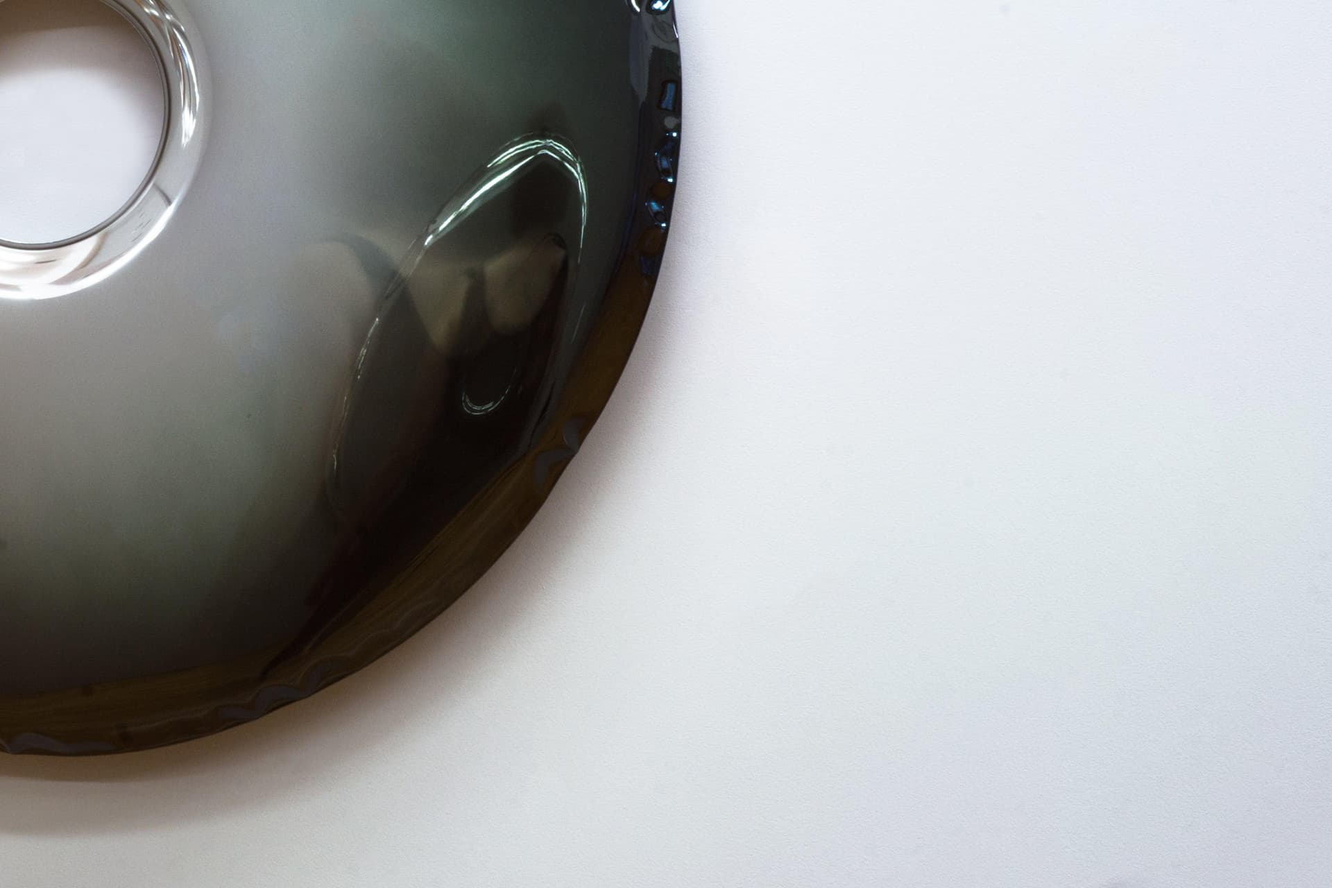 Lustro ścienne RONDO transitions czarne 75 cm, Zieta Studio - 121444