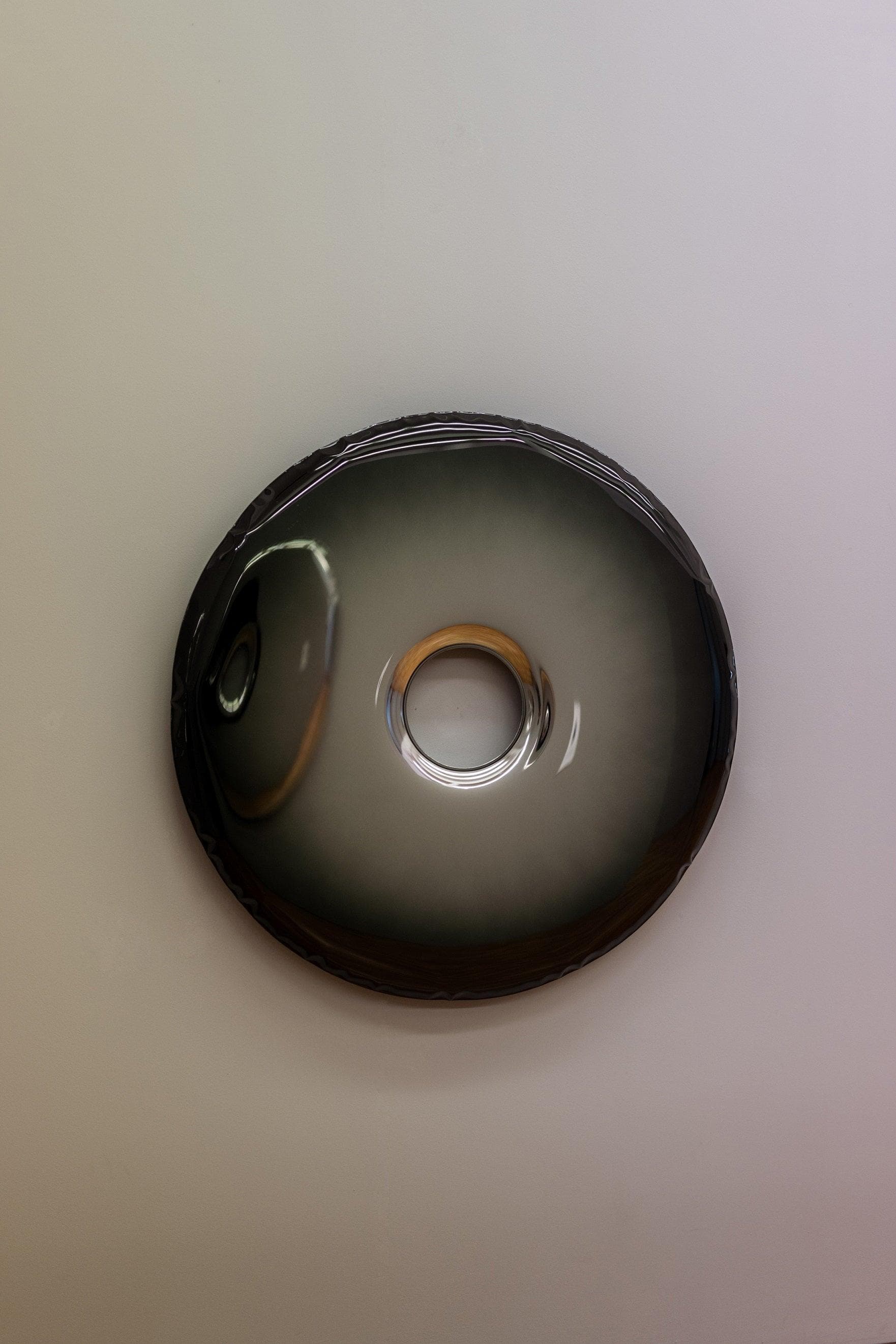 Lustro ścienne RONDO transitions czarne 75 cm, Zieta Studio - 121447