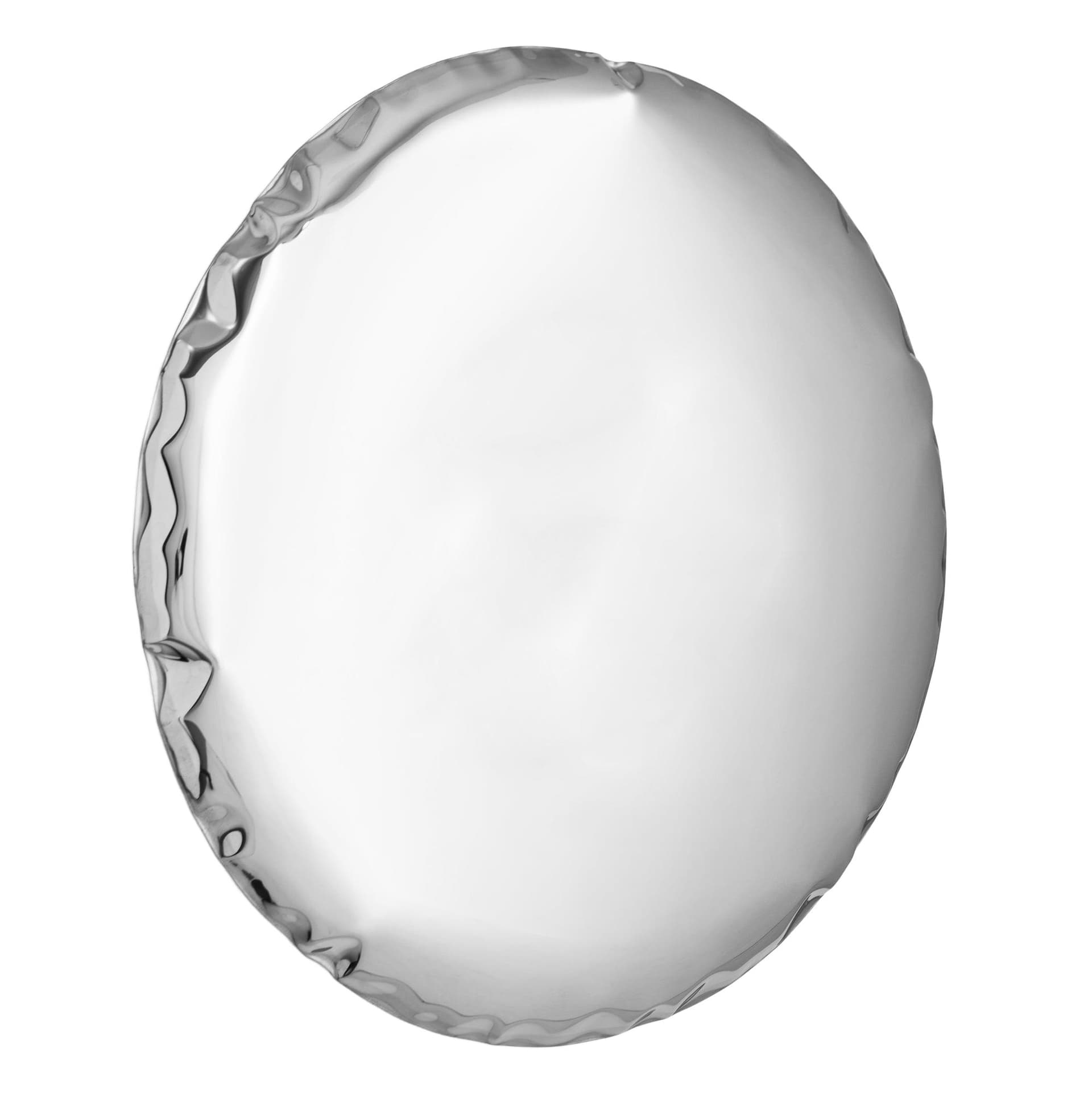 OKO wall mirror, silver, 75 cm, Zieta Studio