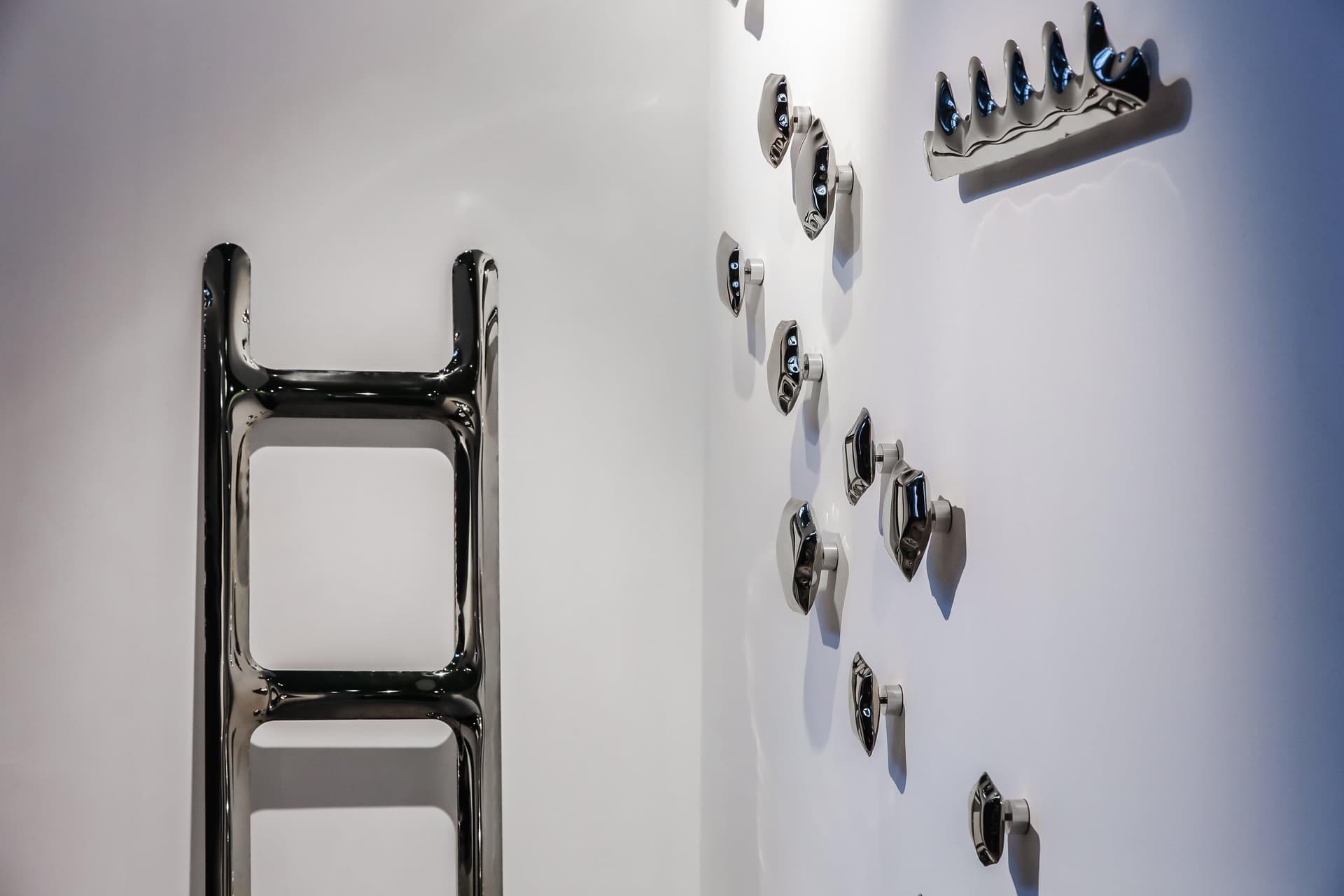 Wieszak KAMM 5 srebrny, Zieta Studio - 121286