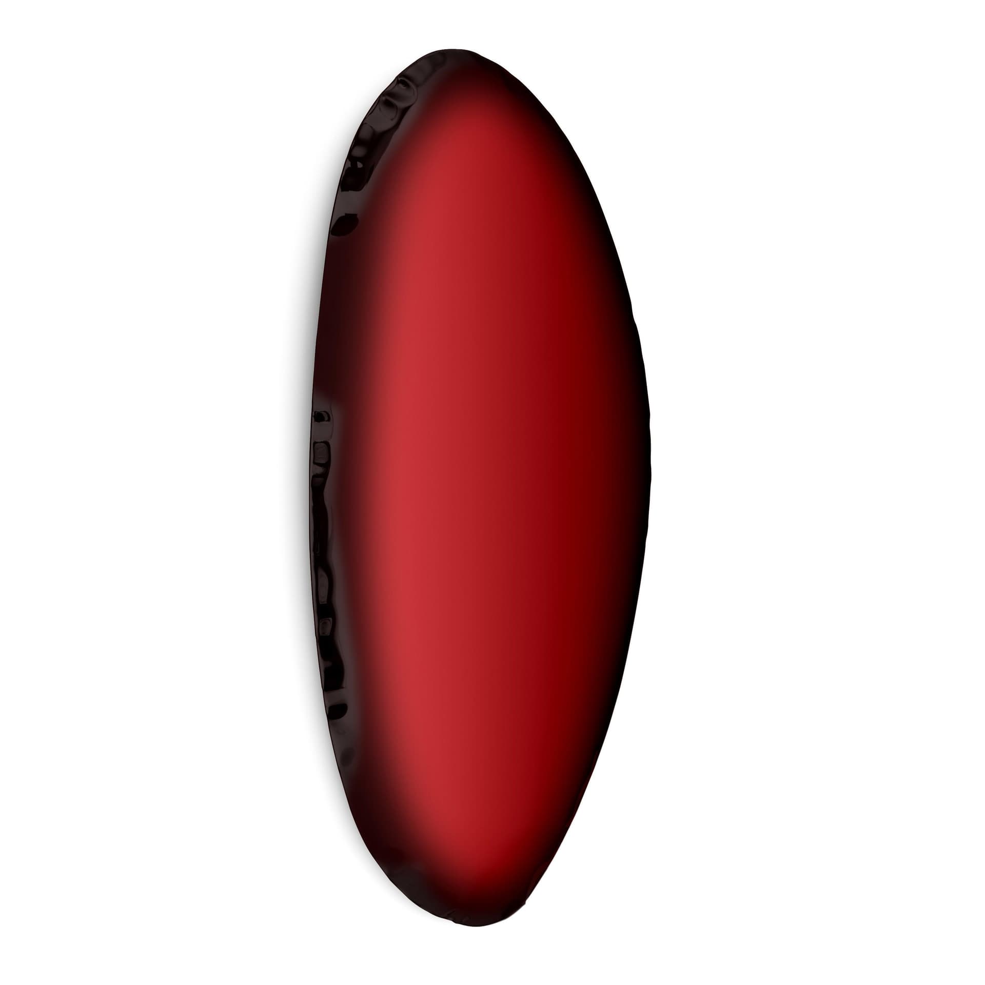 TAFLA O wall mirror transitions red O4, Zieta Studio