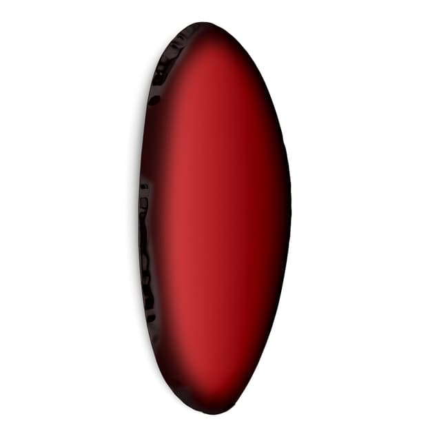 TAFLA O wall mirror transitions red O4, Zieta Studio - DIMENSION