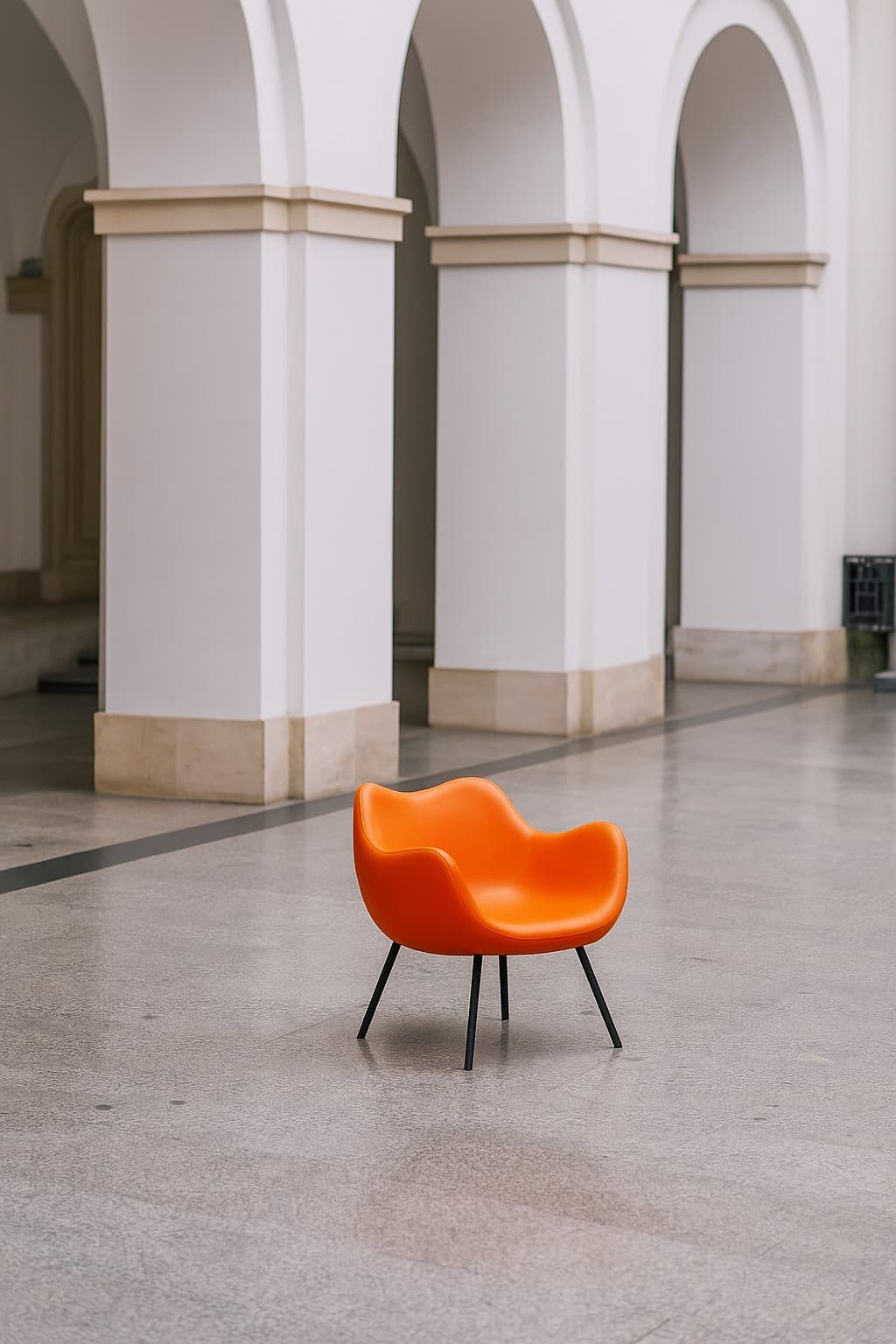 Armchair RM58 Matte Orange (RAL2009) - 7631