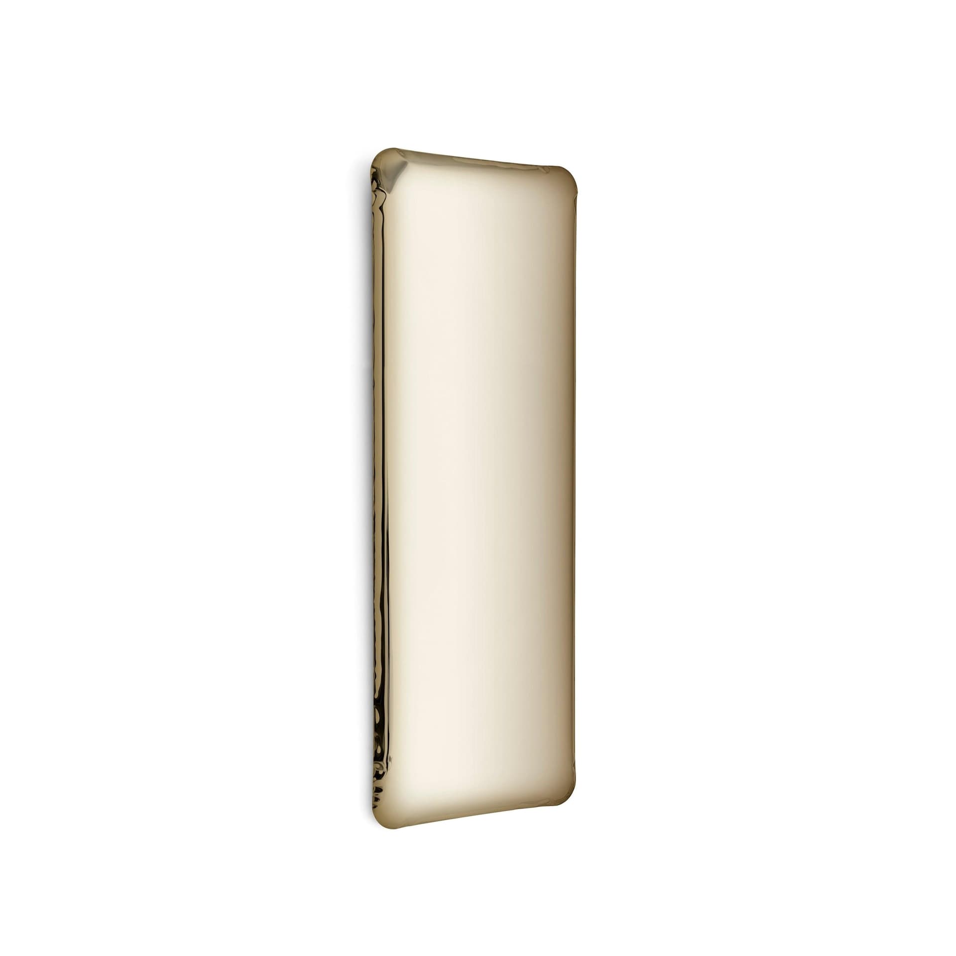 TAFLA Q wall mirror golden 180 cm, Zieta Studio