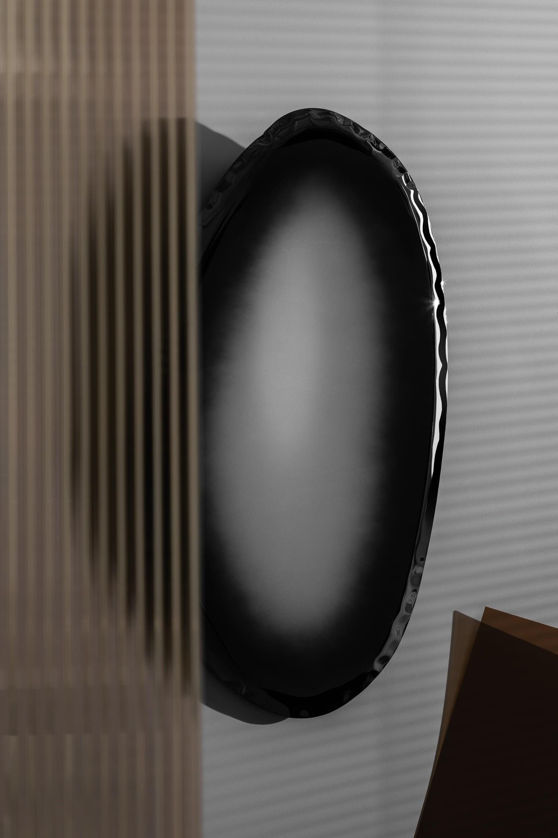 TAFLA O transitions wall mirror black O4, Zieta Studio - 120807