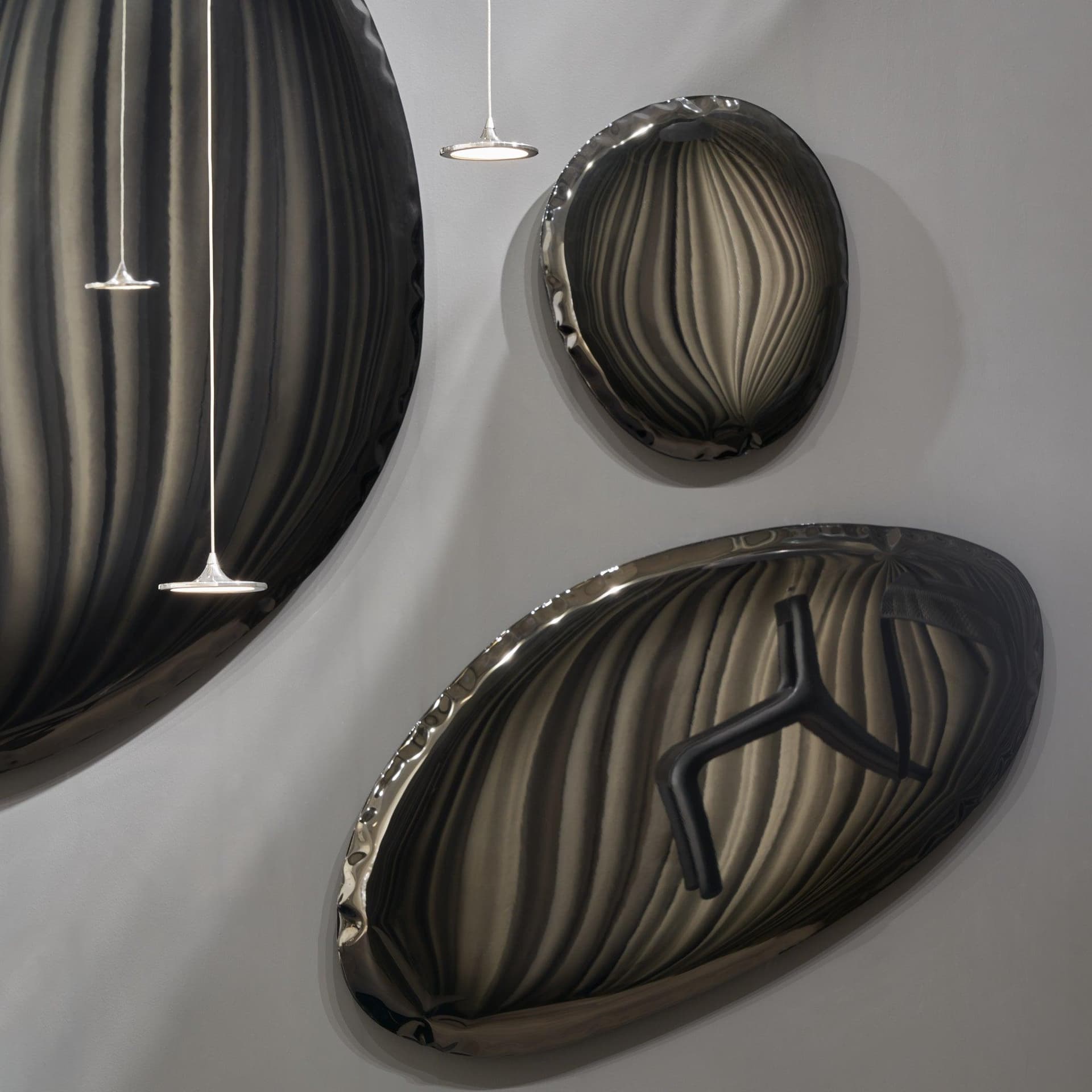 TAFLA O Transitions black wall mirror O3, Zieta Studio - 120788