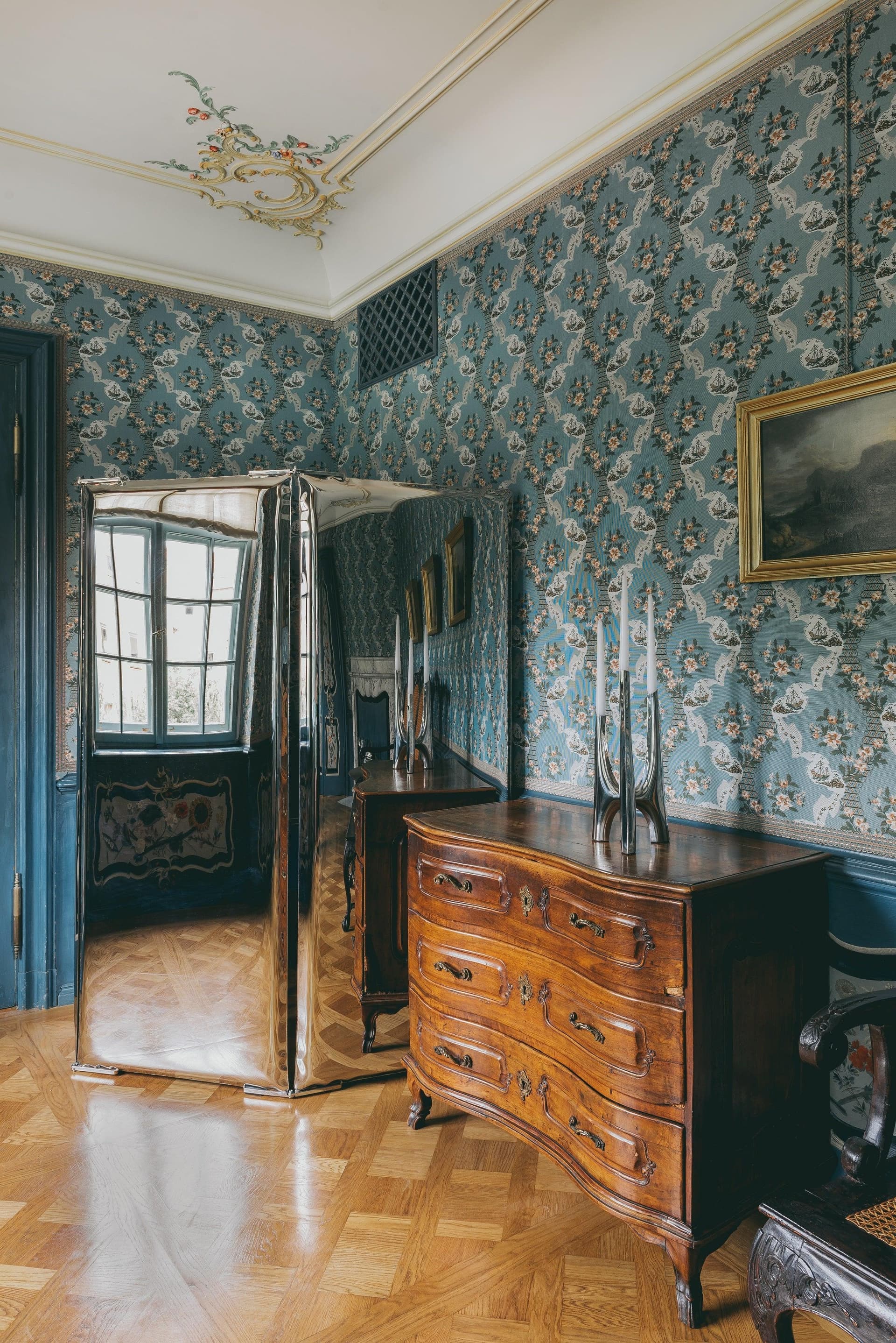 Parawan SONAR MIRROR srebrny, Zieta Studio - 120737