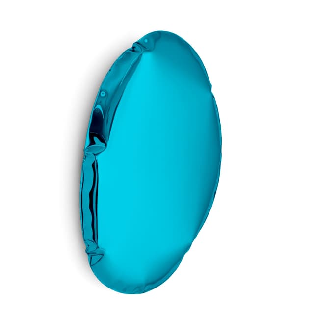 TAFLA O blue wall mirror O5, Zieta Studio - DIMENSION