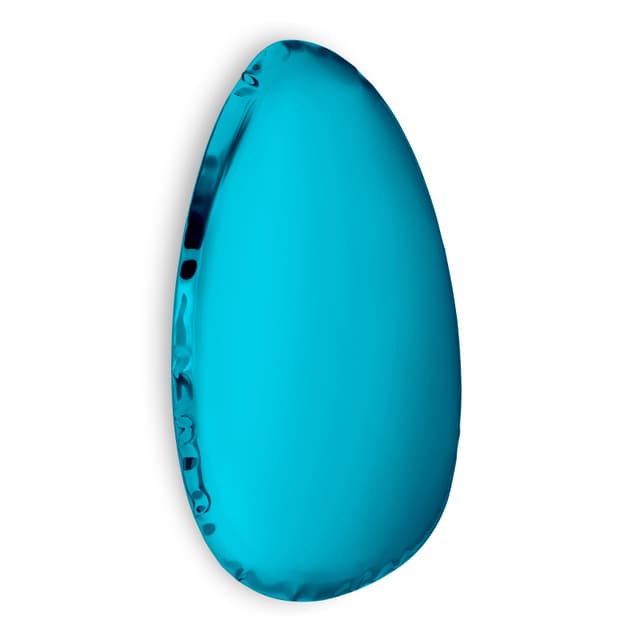 TAFLA O wall mirror blue O4.5, Zieta Studio - DIMENSION