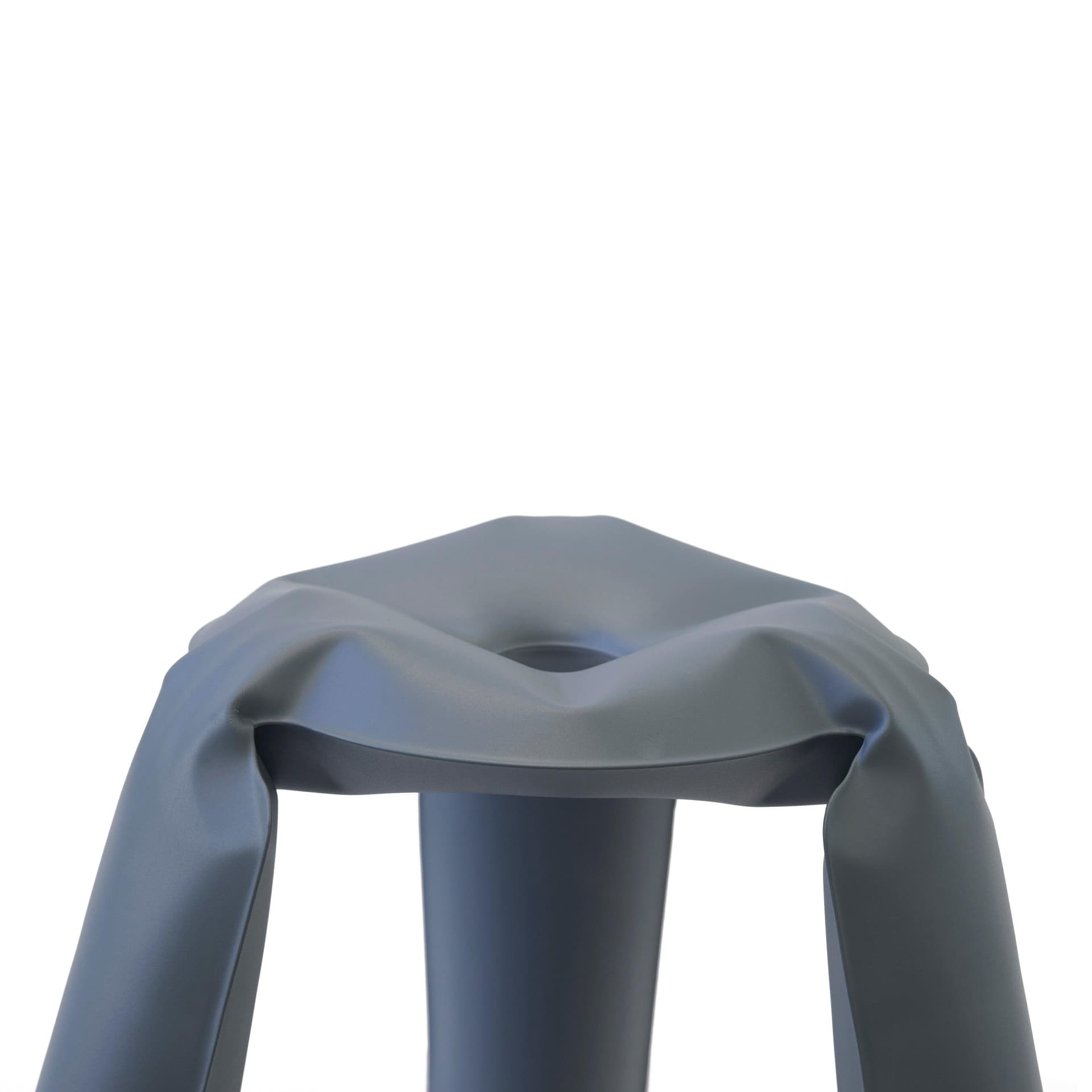 Stołek barowy PLOPP niebieski, Zieta Studio - 120635