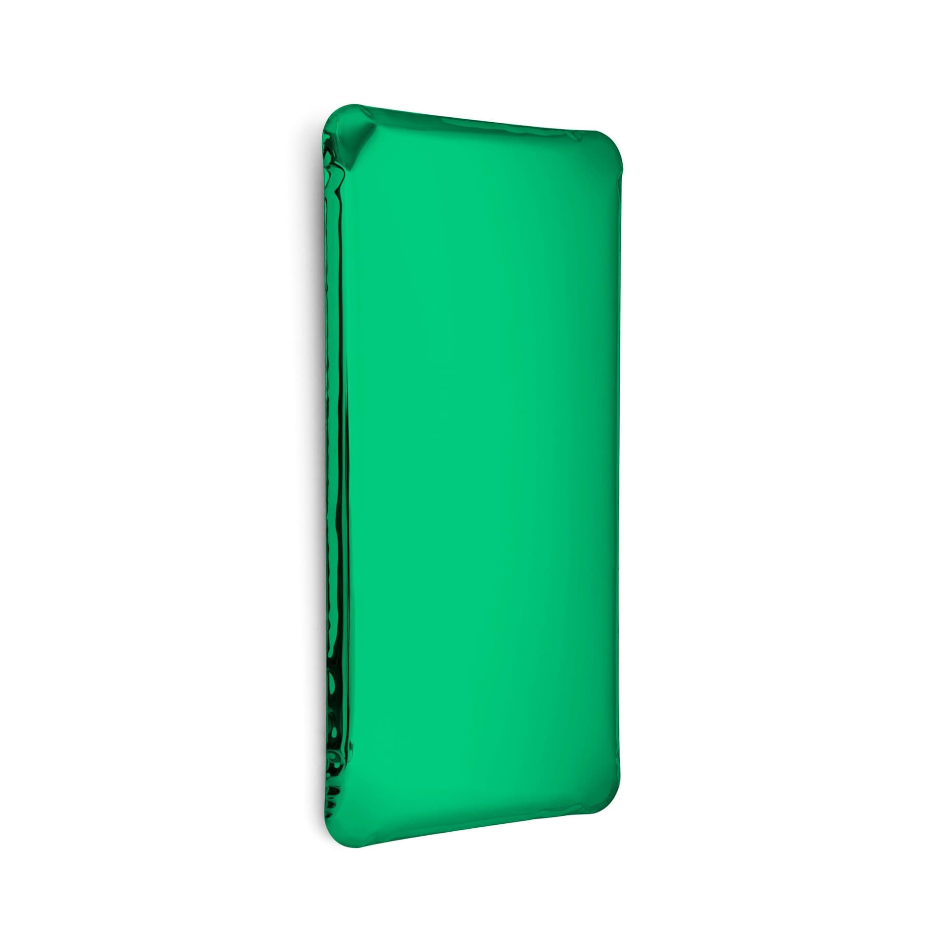 TAFLA Q wall mirror green 120 cm, Zieta Studio