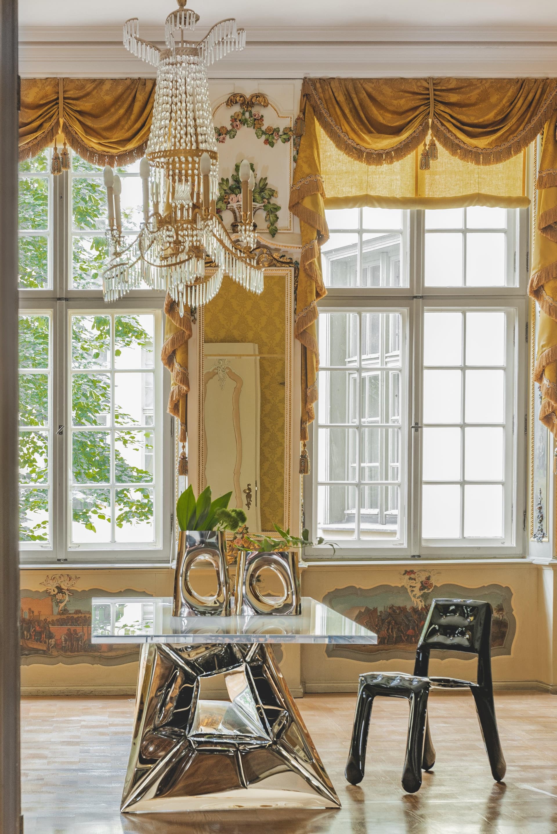 Wazon KARAVA srebrny, Zieta Studio - 120511