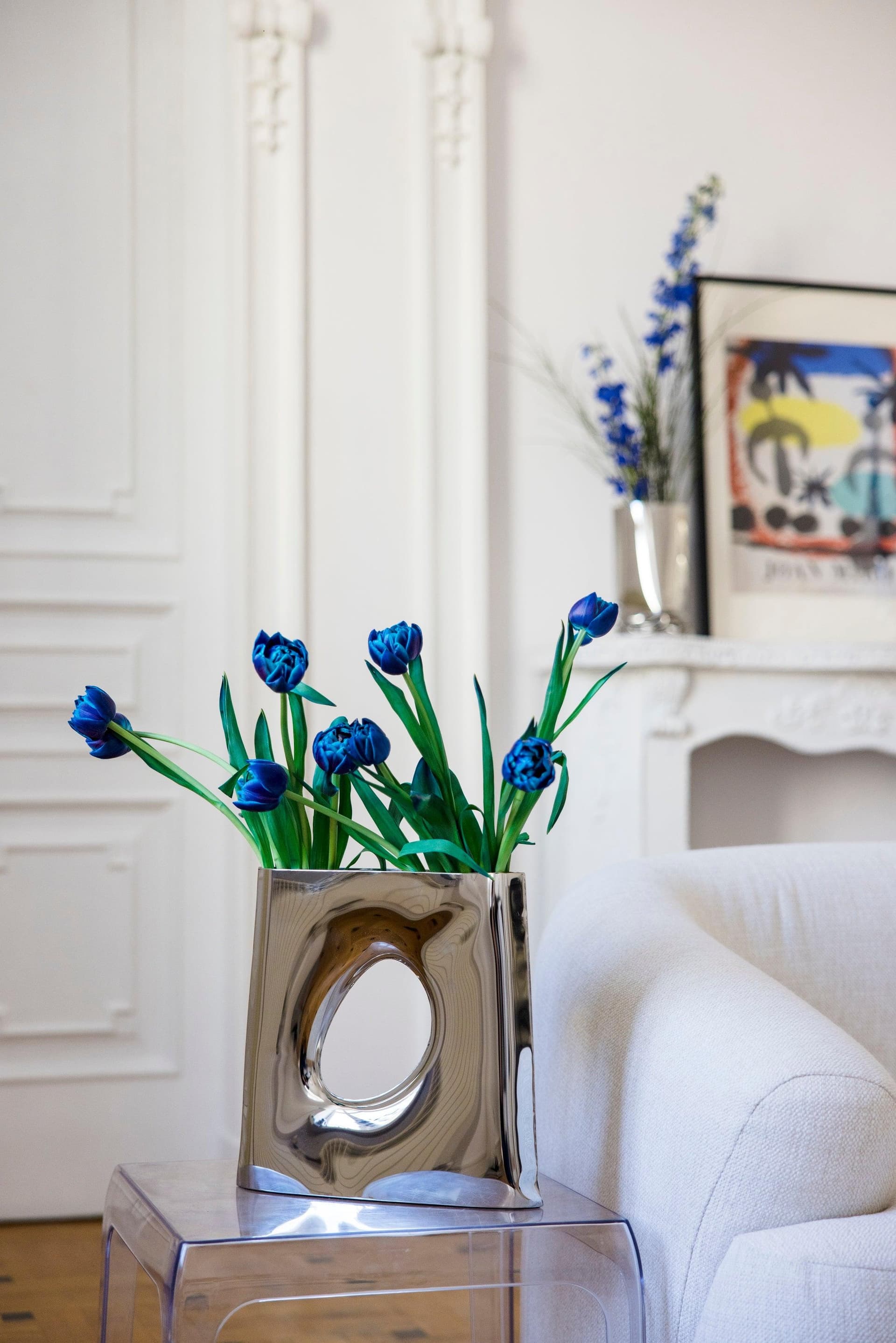 Wazon KARAVA srebrny, Zieta Studio - 120513