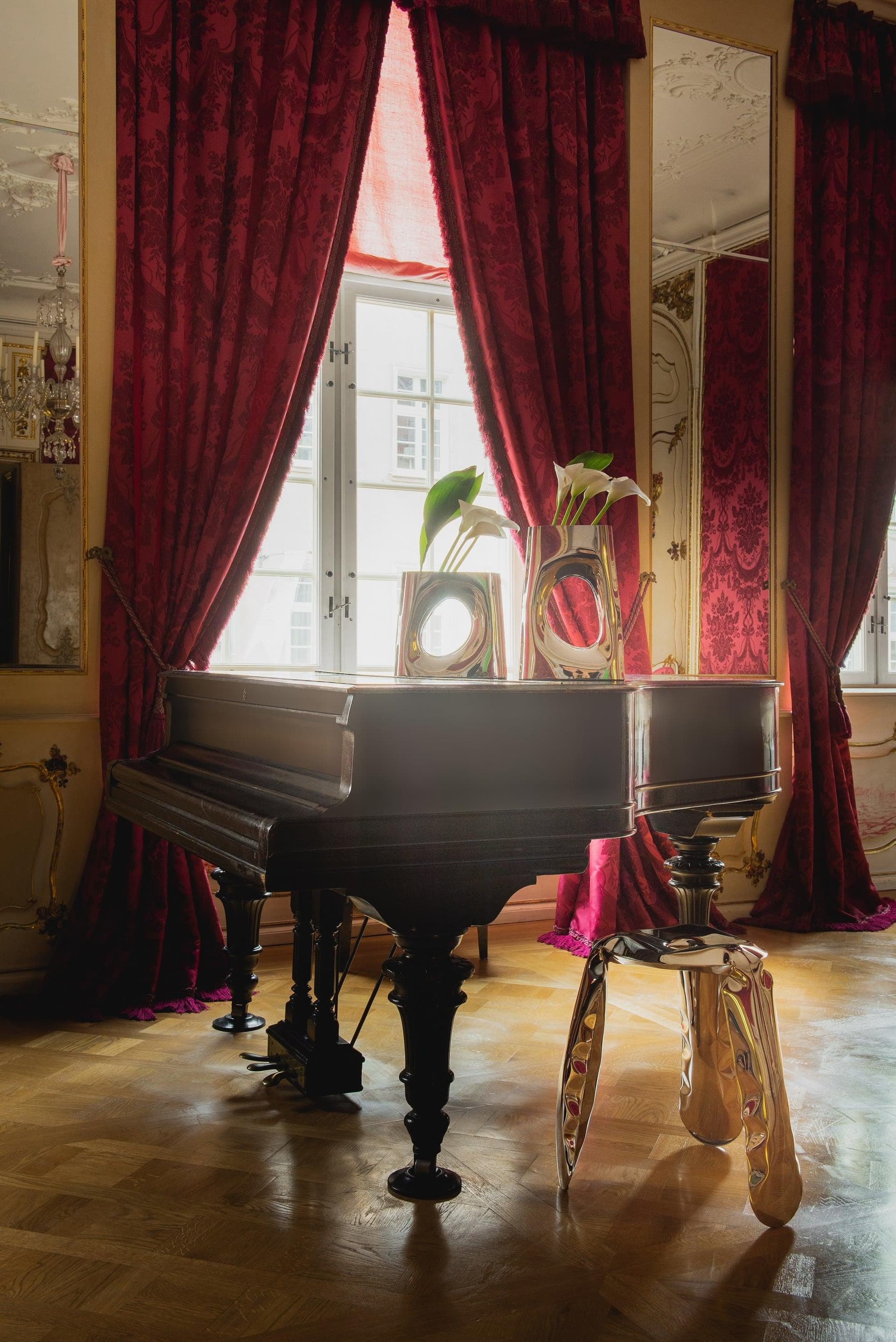 Wazon KARAVA srebrny, Zieta Studio - 120519