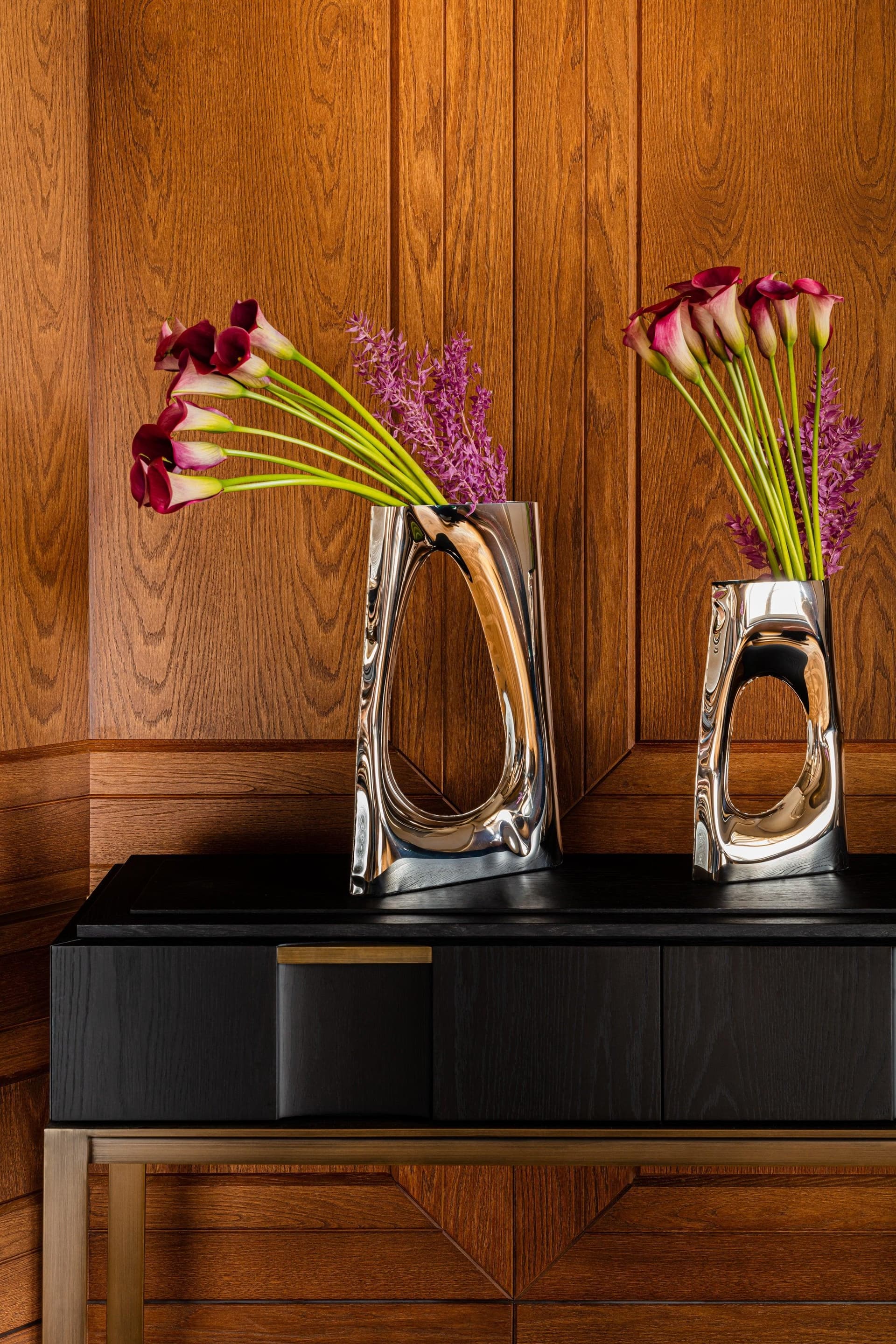 Wazon KARAVA srebrny, Zieta Studio - 120503