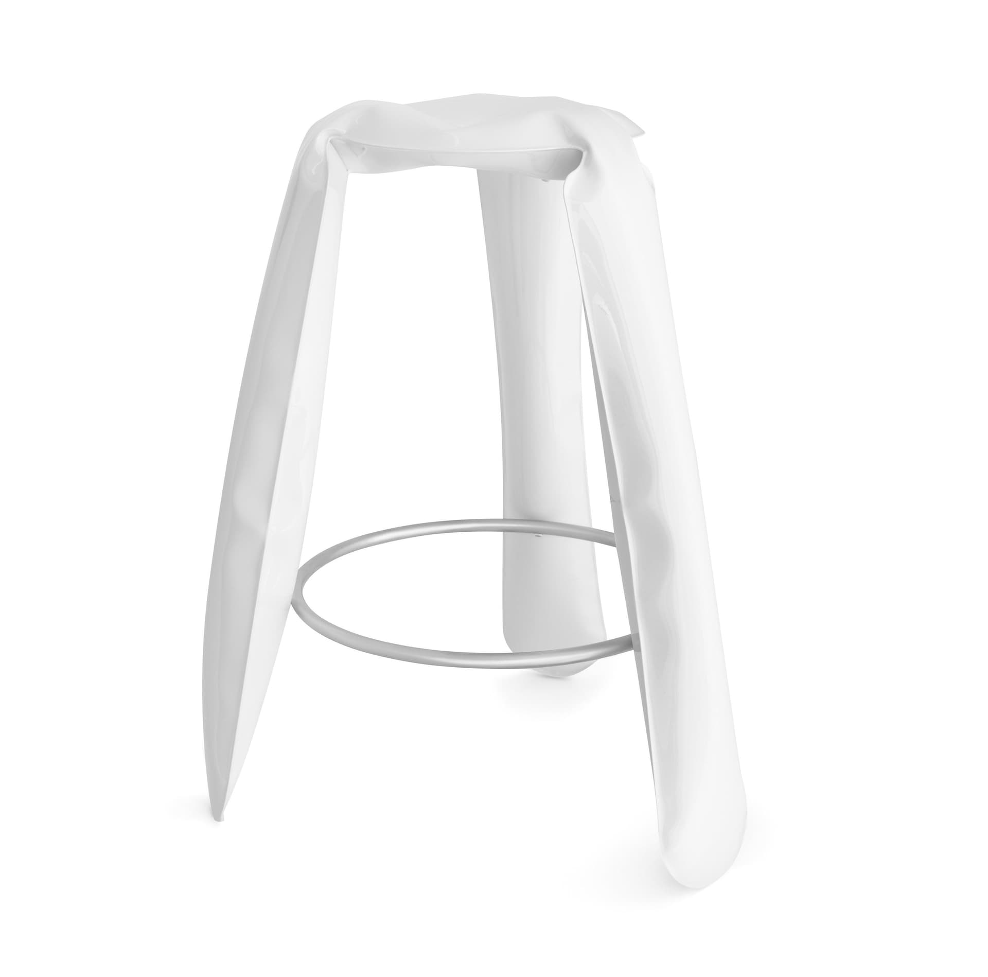 Bar stool PLOPP white, Zieta Studio