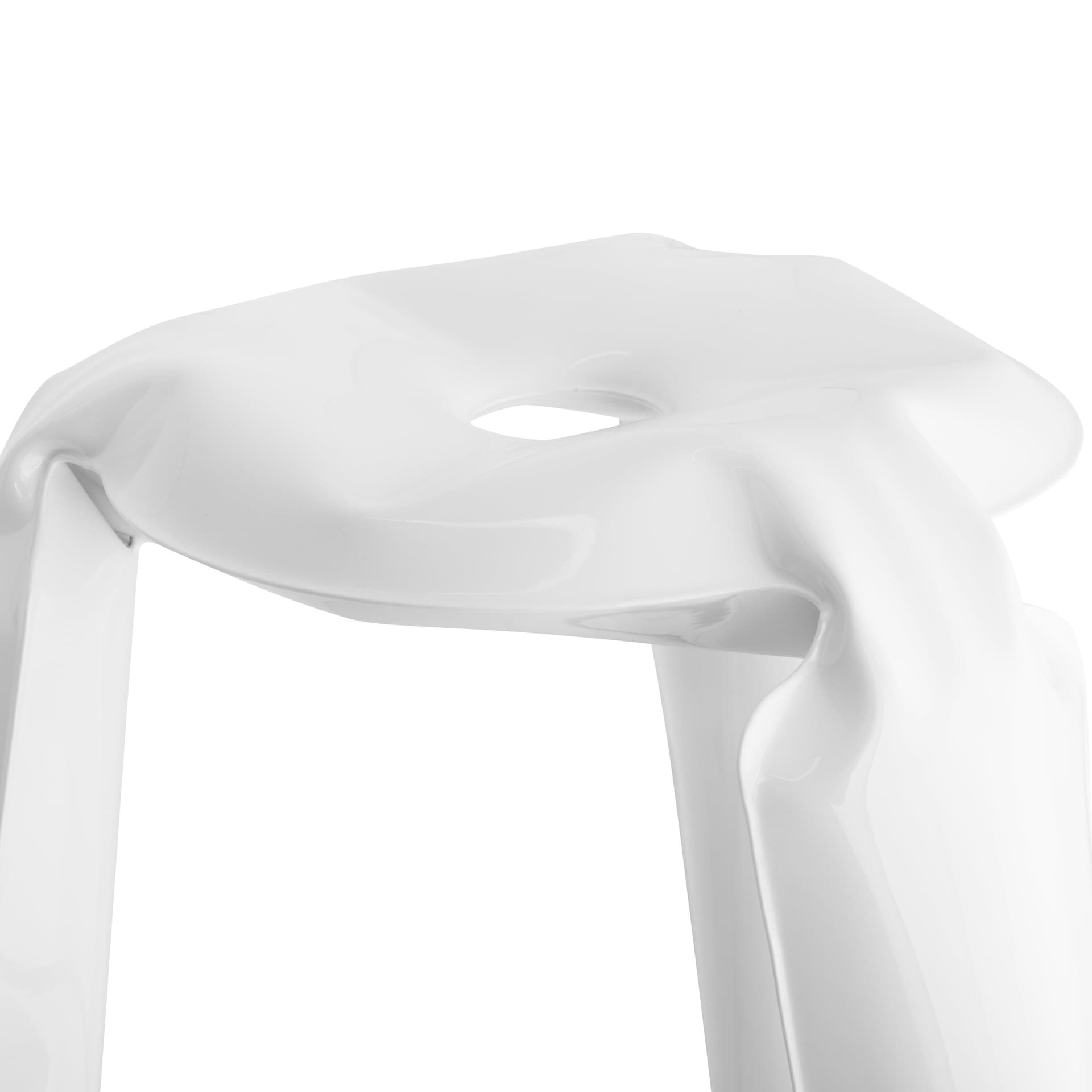 Bar stool PLOPP white, Zieta Studio - 120493