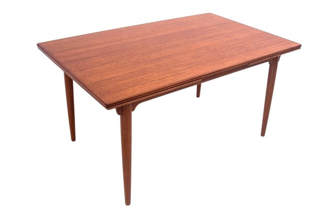 Teak Extendable Table, Denmark, 1960s - DIMENSION