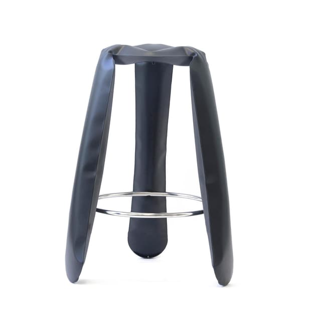 Bar stool PLOPP grey, Zieta Studio - DIMENSION